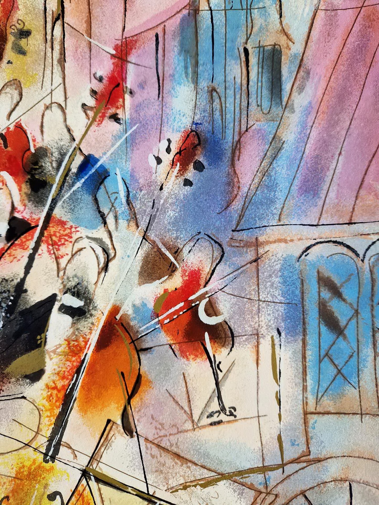 MICHAEL ROZENVAIN - The symphony (Unframed) Serigraph