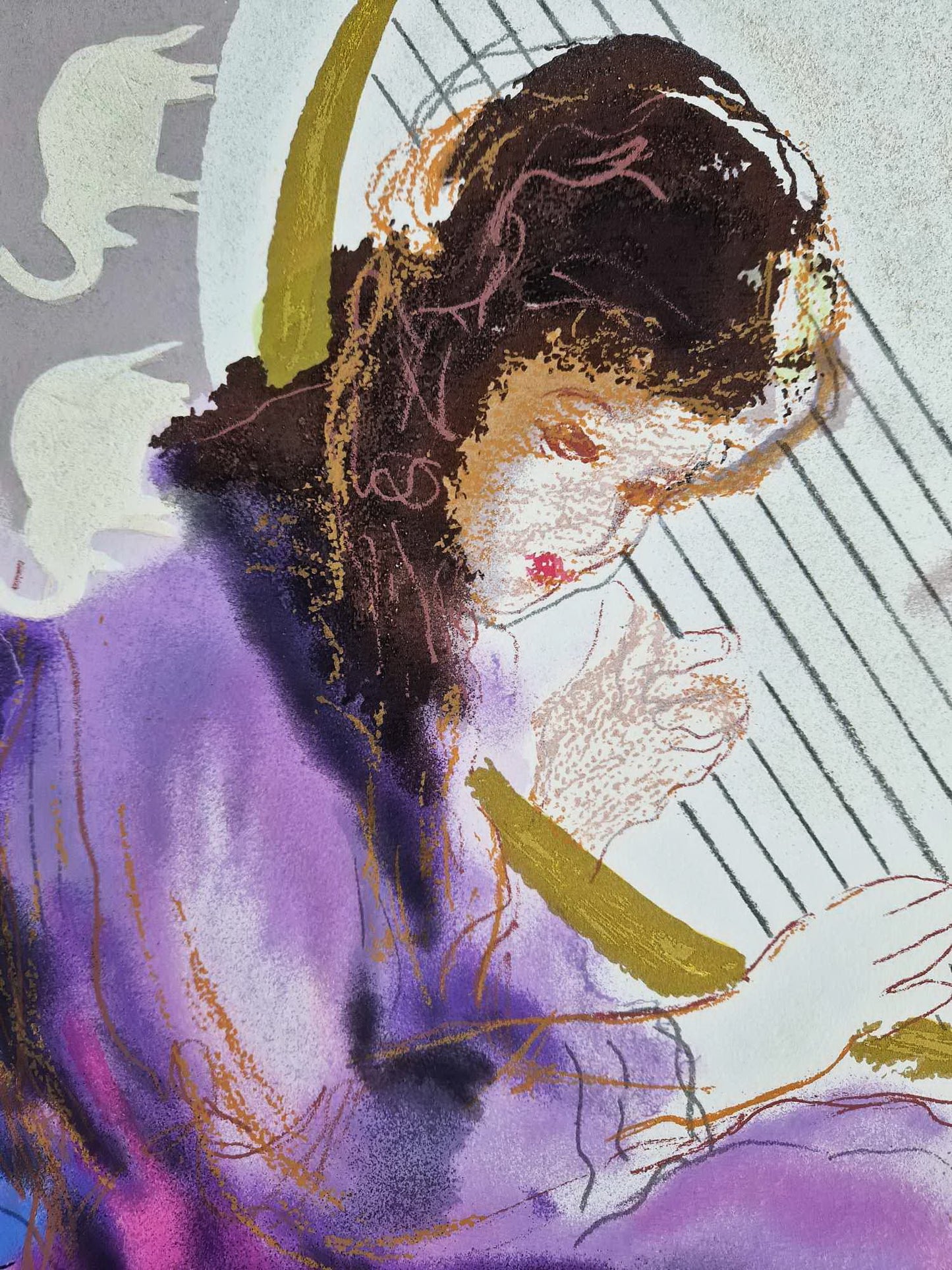 BATIA MAGAL - Musical Interlude (DISCOUNT!) (Unframed) Lithograph