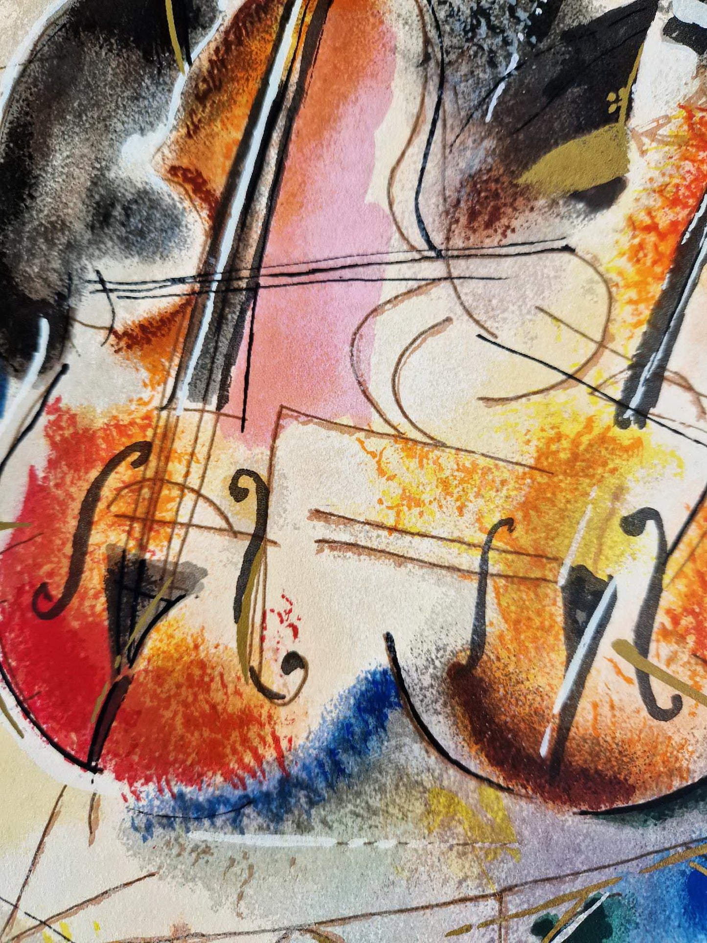 MICHAEL ROZENVAIN - The symphony (Unframed) Serigraph