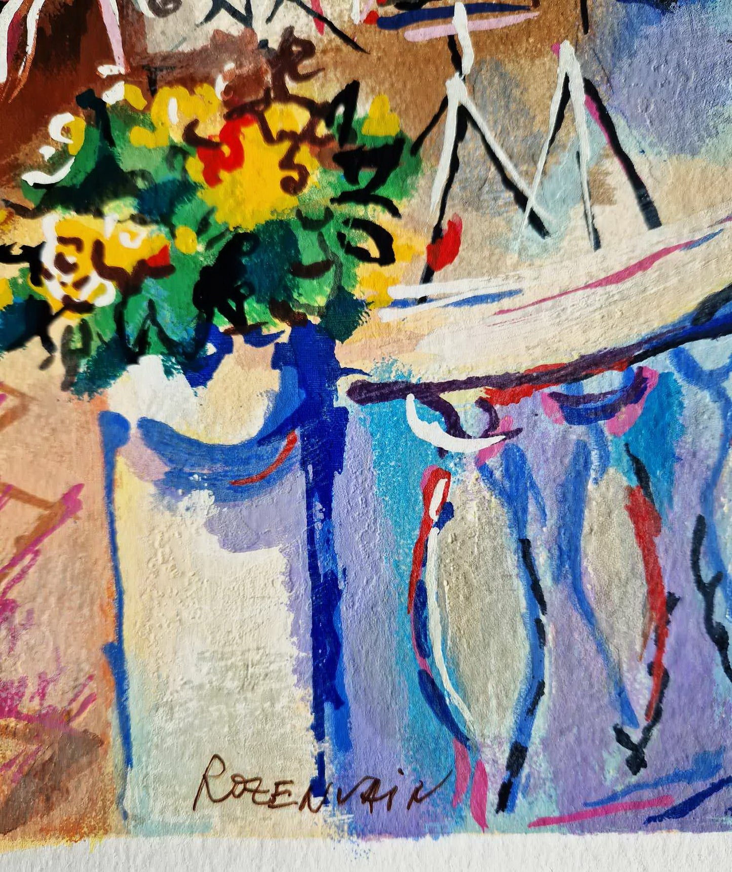 MICHAEL ROZENVAIN - Orchestral Balcony (Unframed) Serigraph