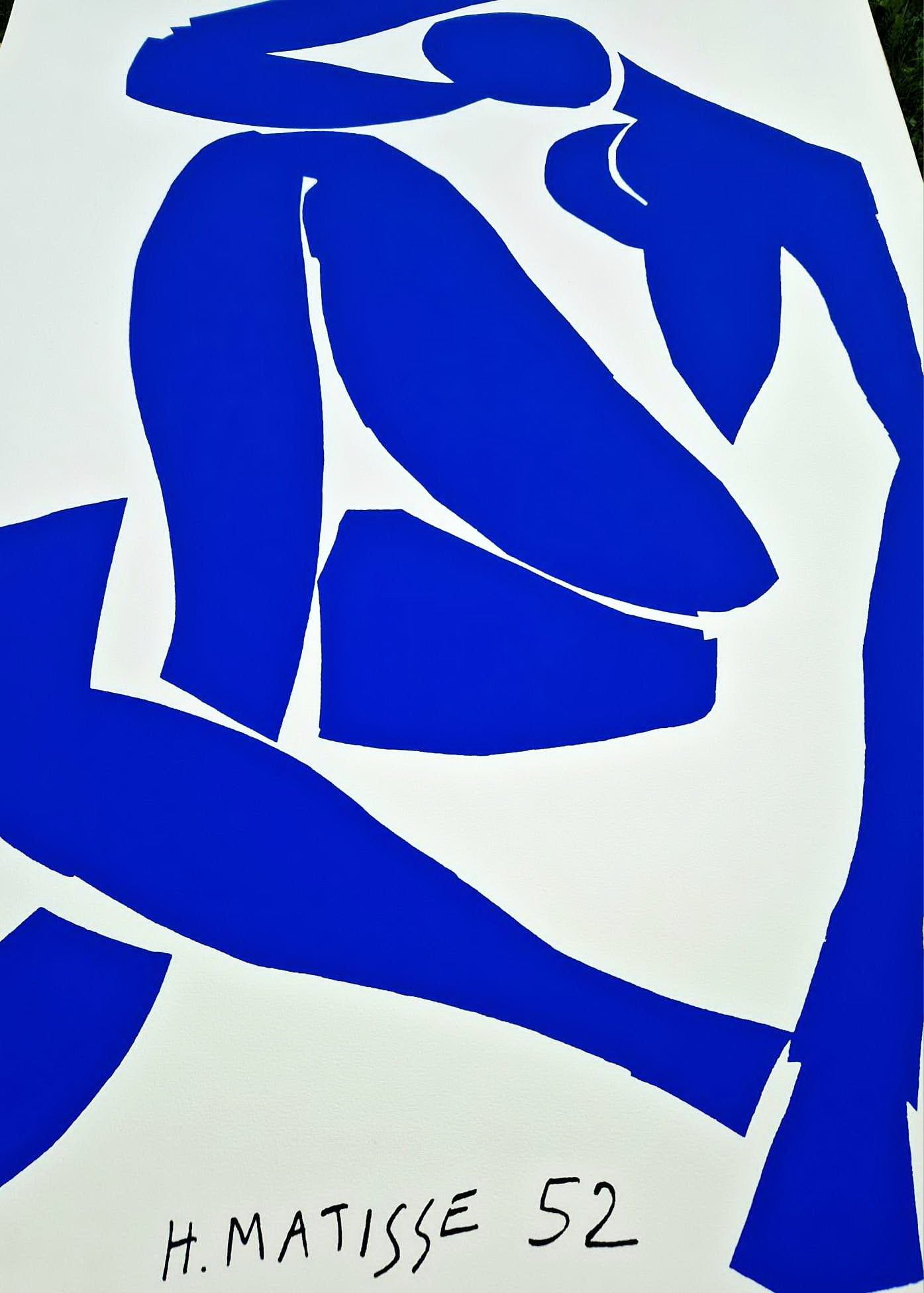 Henri Matisse - Modrý akt IV (veľký formát) (Nerámovaný) Sieťotlač