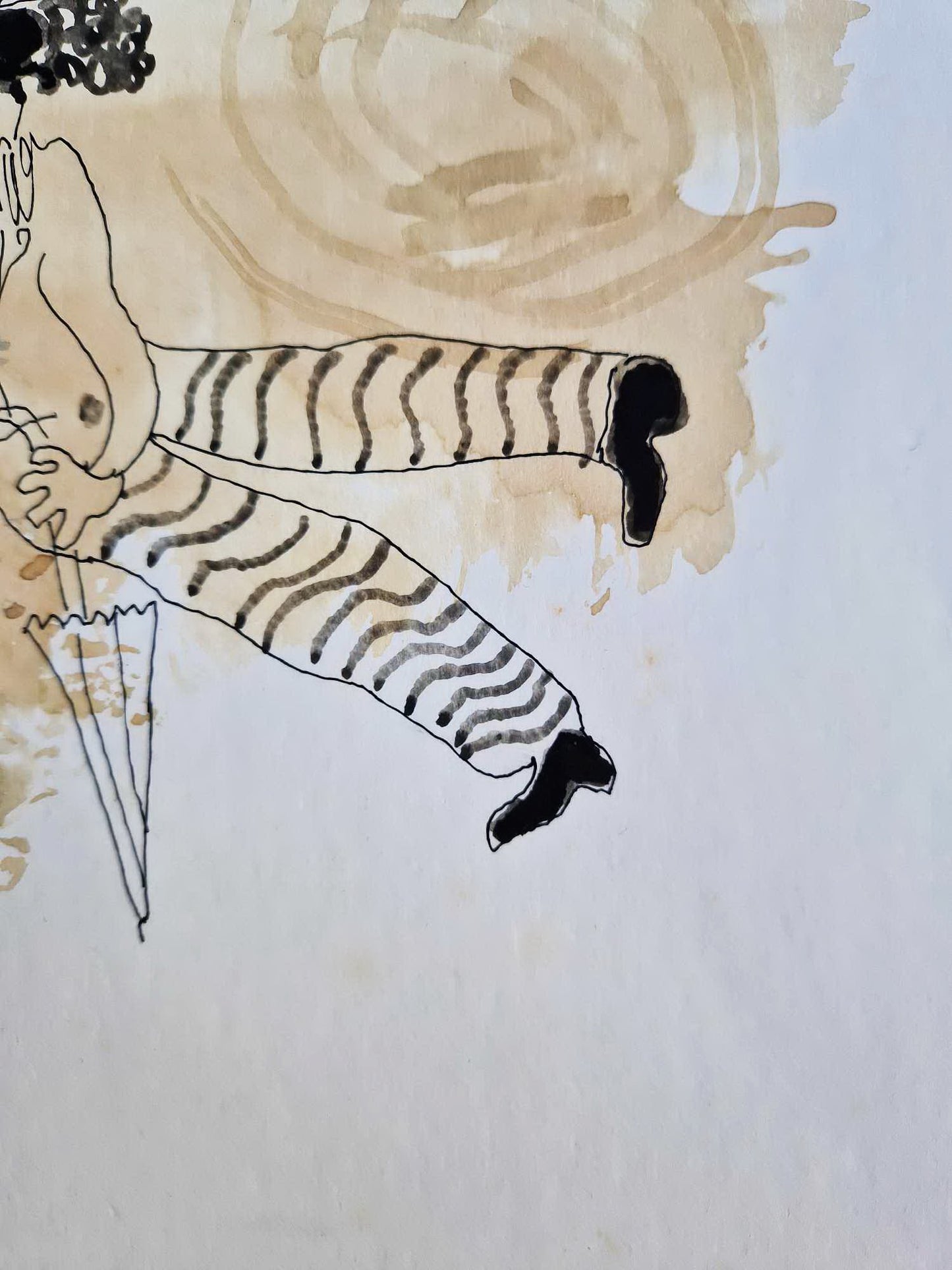 MICHAEL EISEMANN - Damenbildnis (Unframed) (UNIQUE - Watercolor)