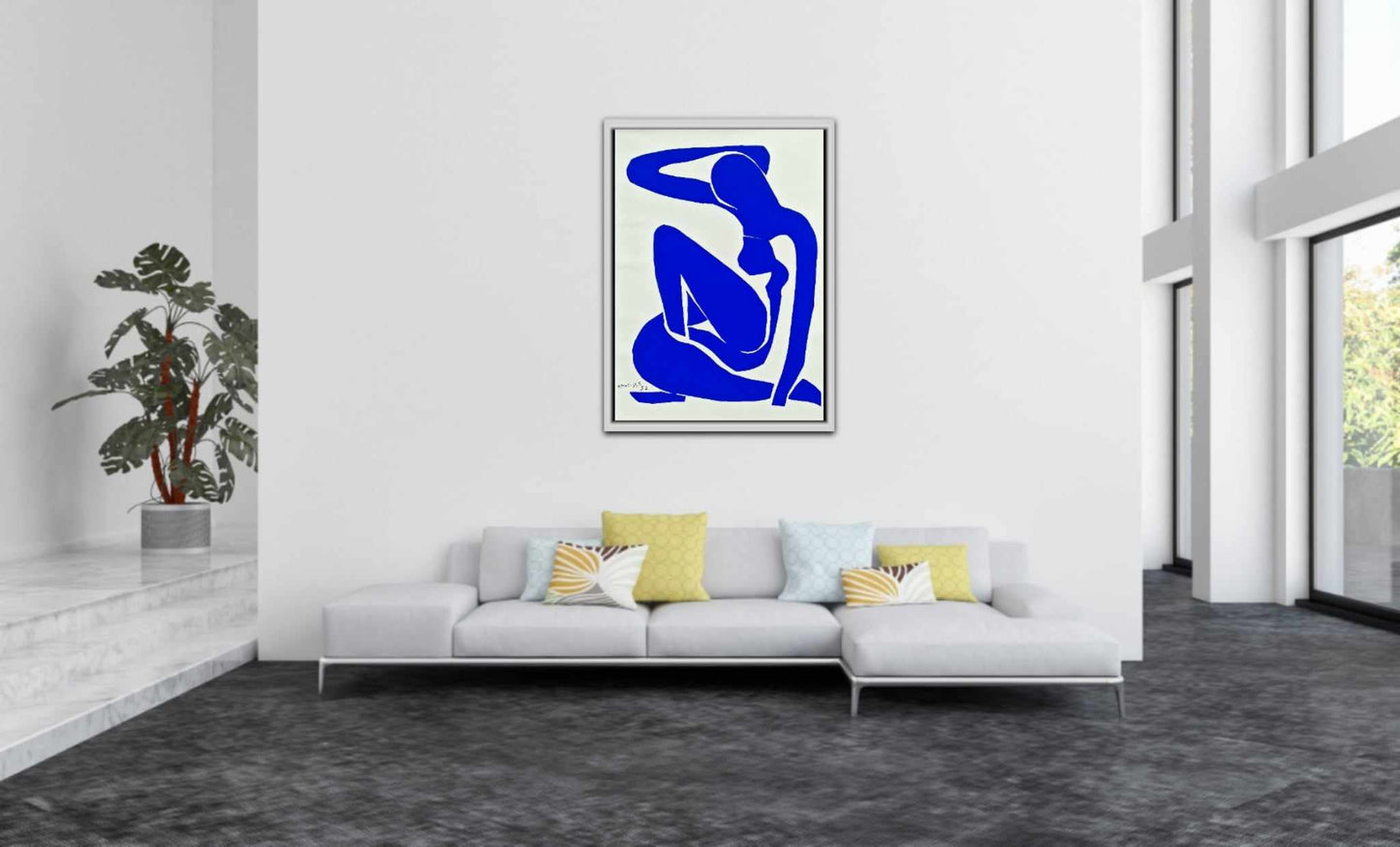 Matisse Henri - Modrý akt I (veľký formát) (Nerámovaný) Sieťotlač