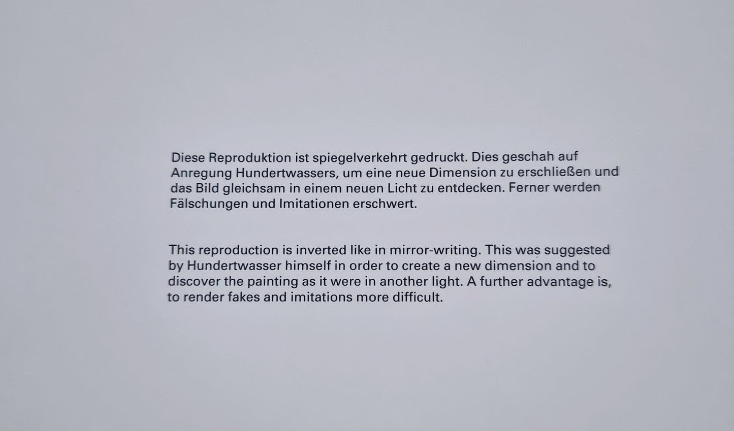 FRIEDENSREICH HUNDERTWASSER – Maľba faxom 30 dní (bez rámu)