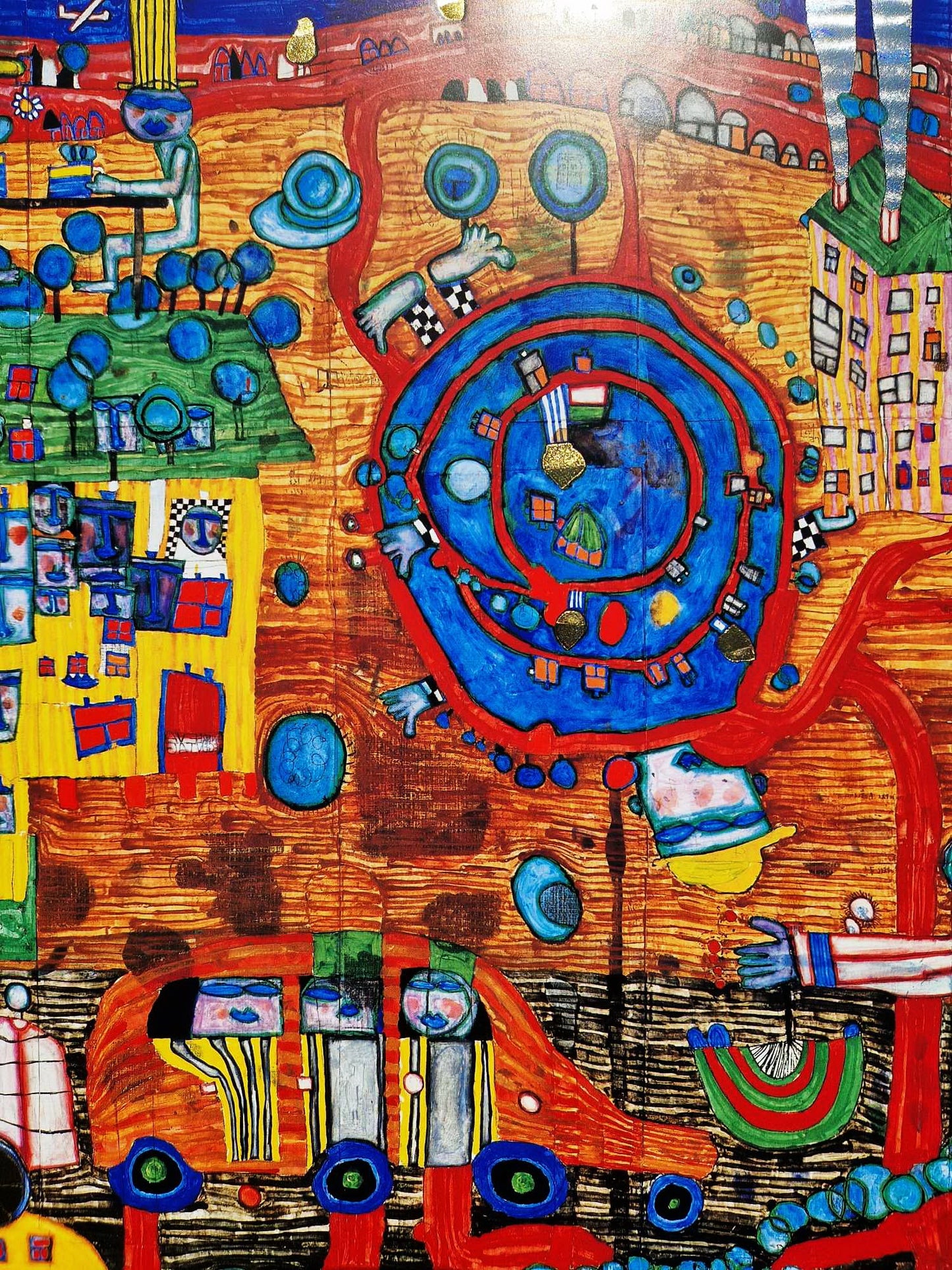 FRIEDENSREICH HUNDERTWASSER – Maľba faxom 30 dní (bez rámu)