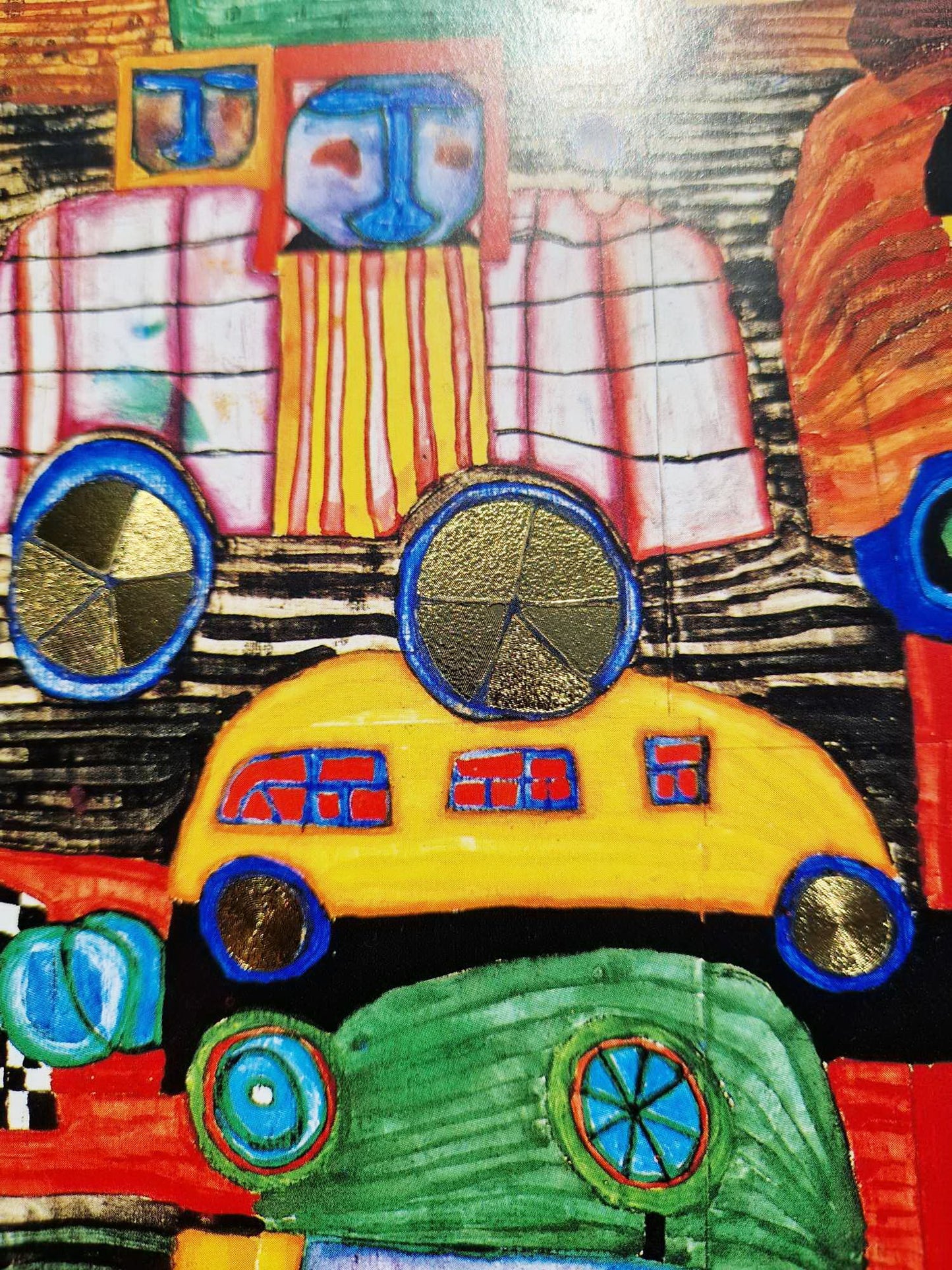 FRIEDENSREICH HUNDERTWASSER – Maľba faxom 30 dní (bez rámu)