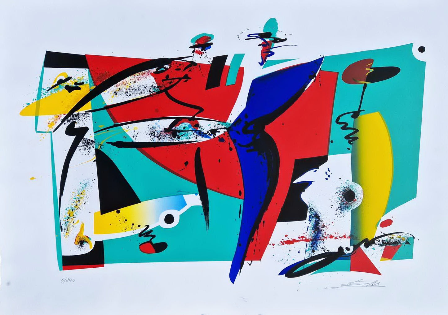 ALFRED GOCKEL - Primary Intersections (Unframed) Serigraph