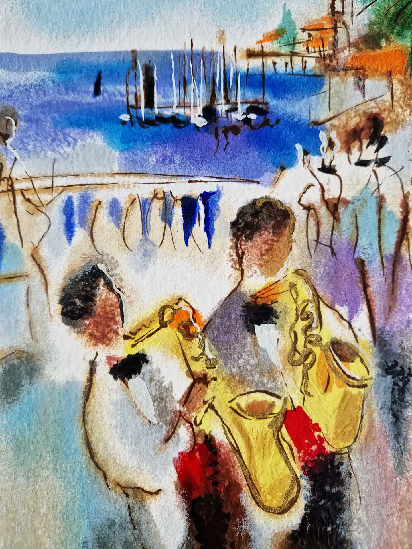 MICHAEL ROZENVAIN - The Perfect Afternoon (Unframed) Serigraph