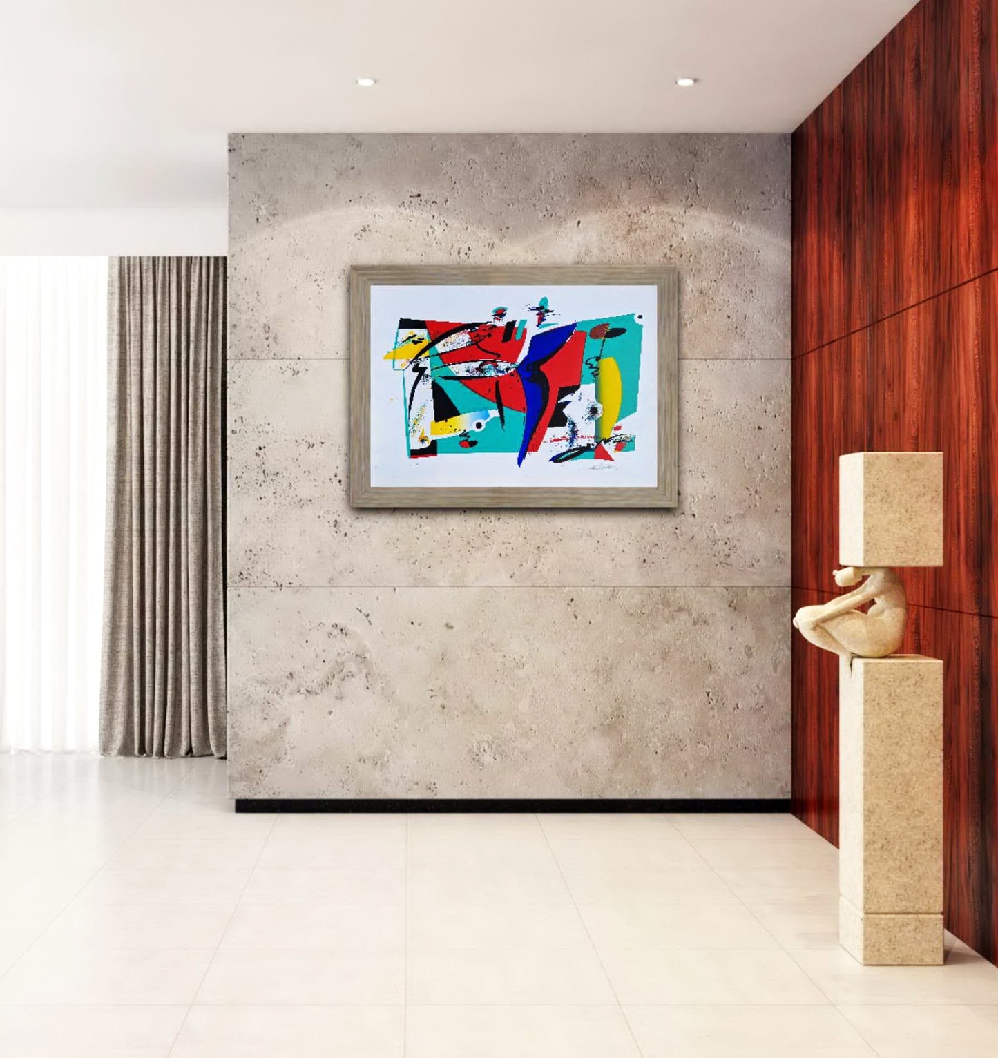 ALFRED GOCKEL - Primary Intersections (Unframed) Serigraph