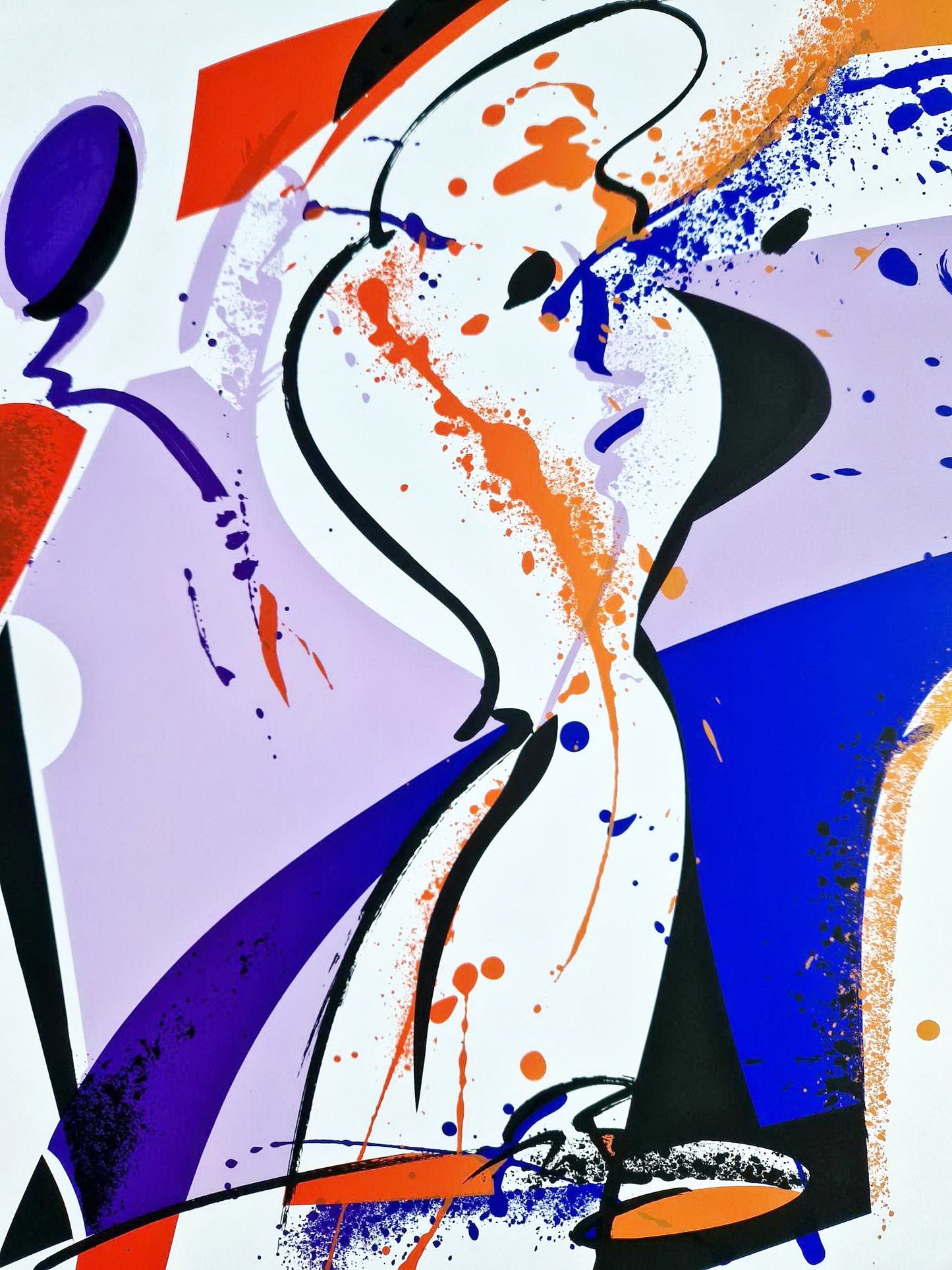 ALFRED GOCKEL - Abstract Lyrical Symphony (Unframed) Serigraph