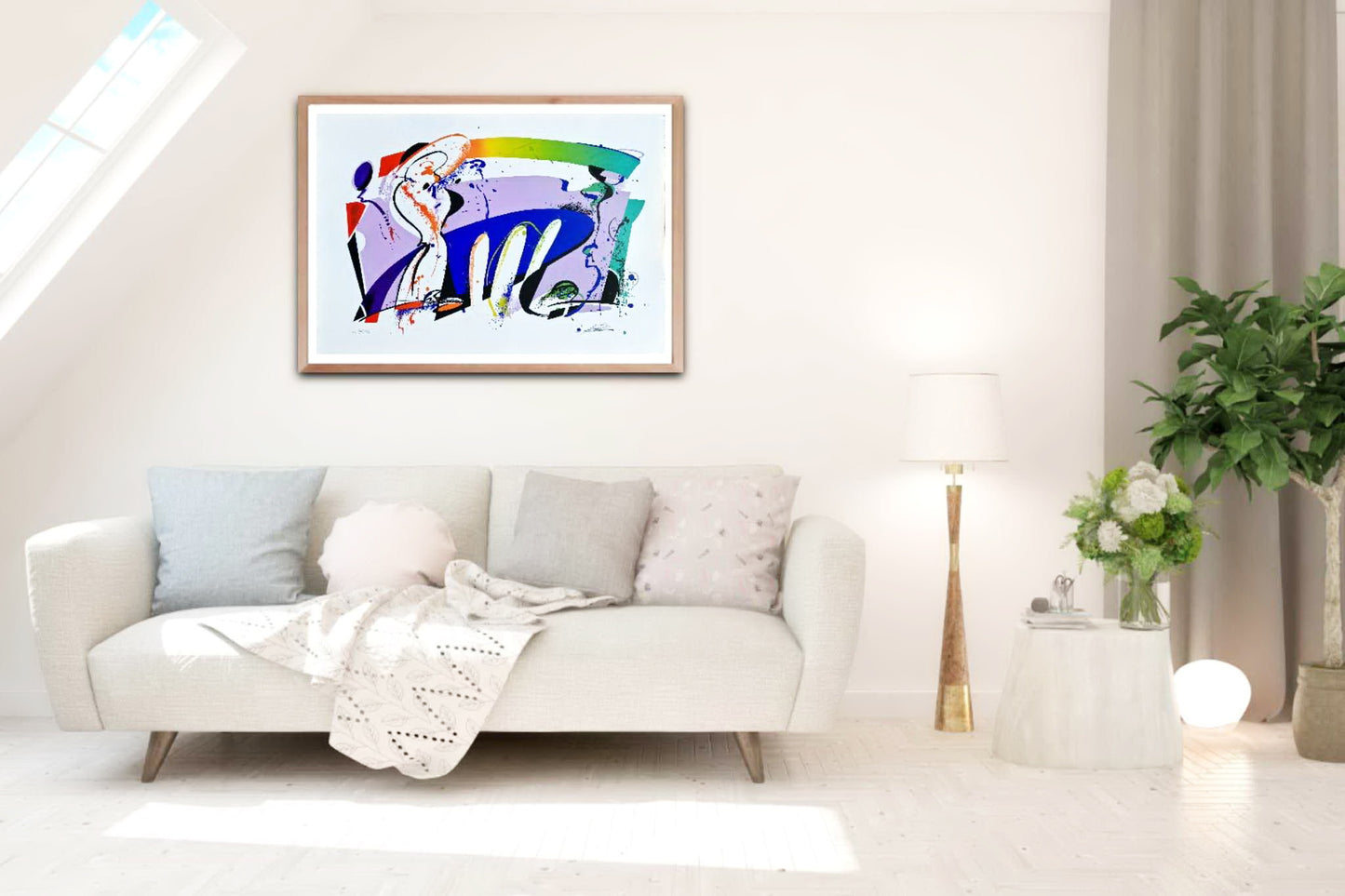 ALFRED GOCKEL - Abstract Lyrical Symphony (Unframed) Serigraph