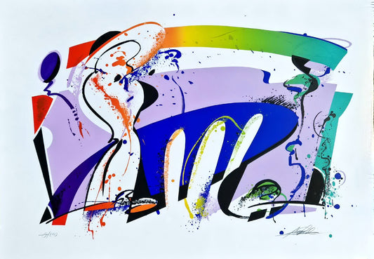 ALFRED GOCKEL - Abstract Lyrical Symphony (Unframed) Serigraph