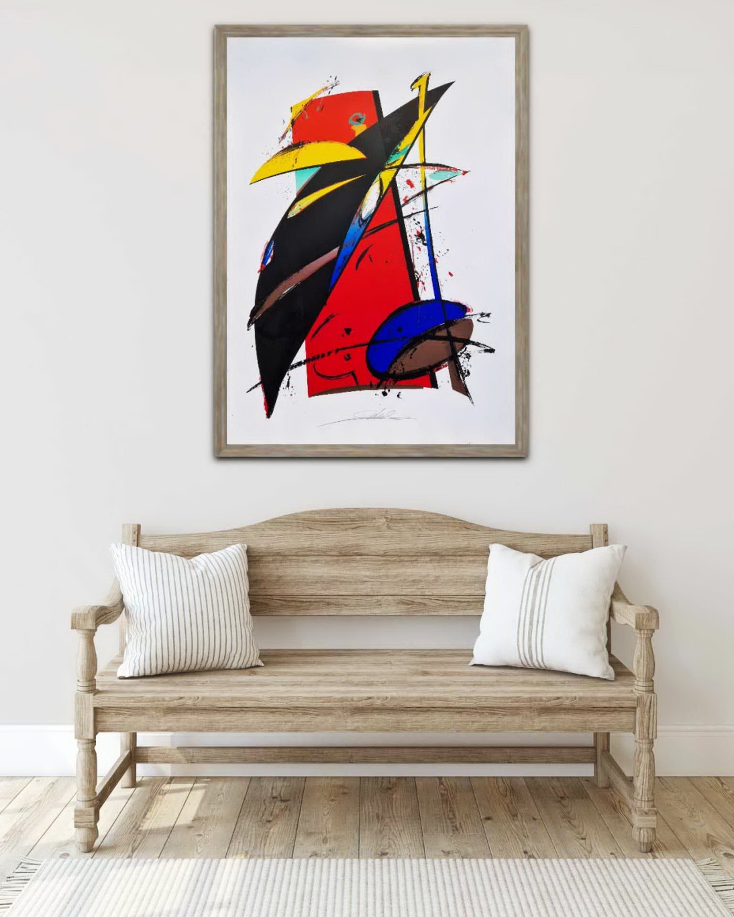 ALFRED GOCKEL - Rhythmic Abstract (Unframed) Serigraph