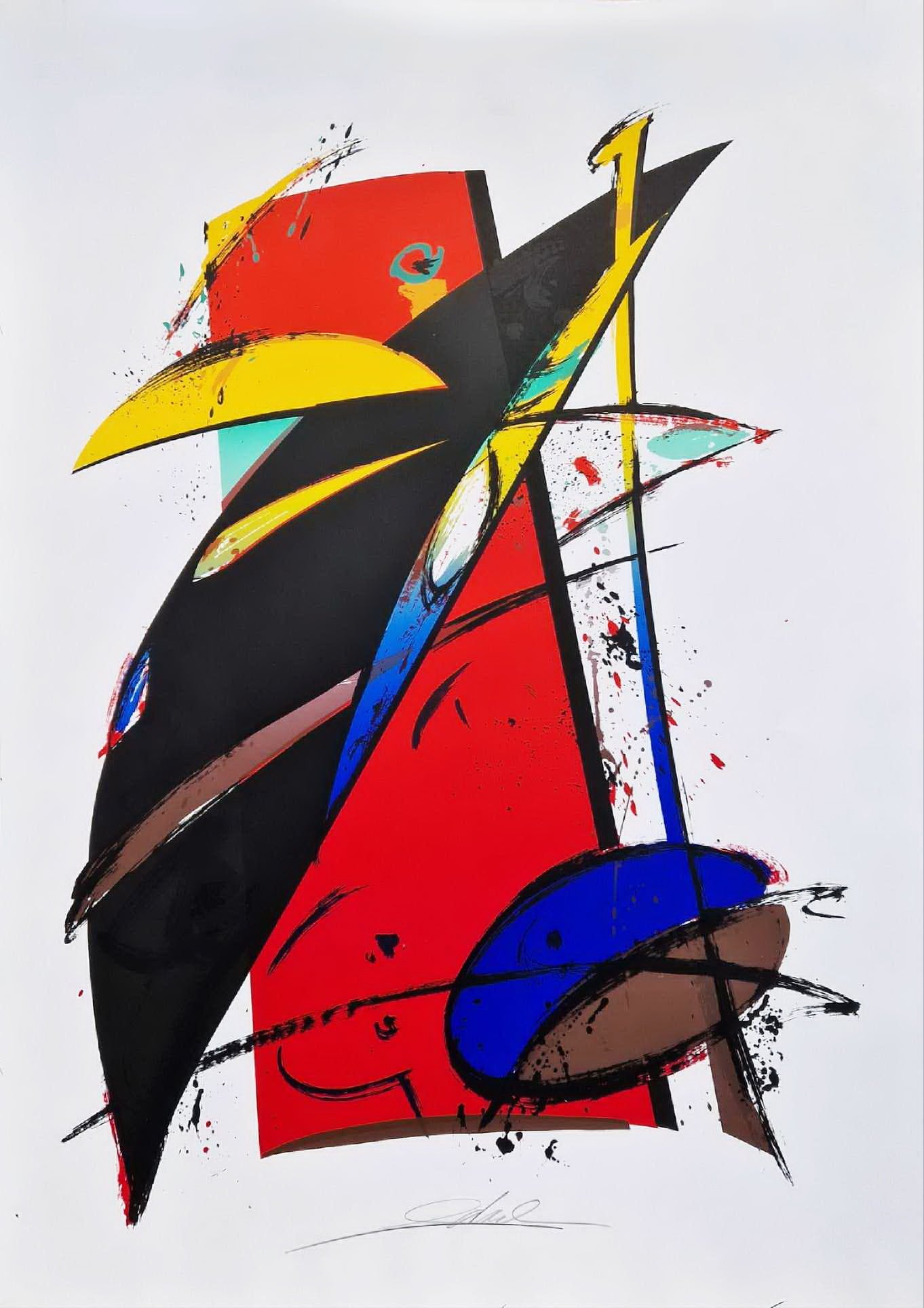 ALFRED GOCKEL - Rhythmic Abstract (Unframed) Serigraph