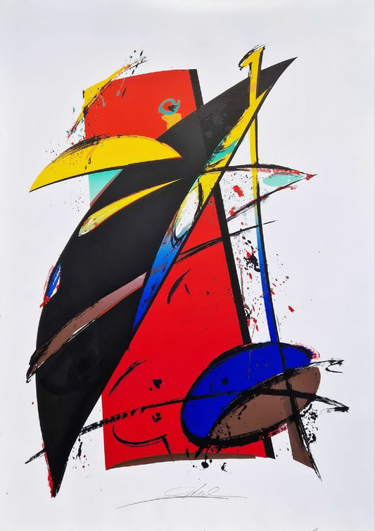 ALFRED GOCKEL - Rhythmic Abstract (Unframed) Serigraph