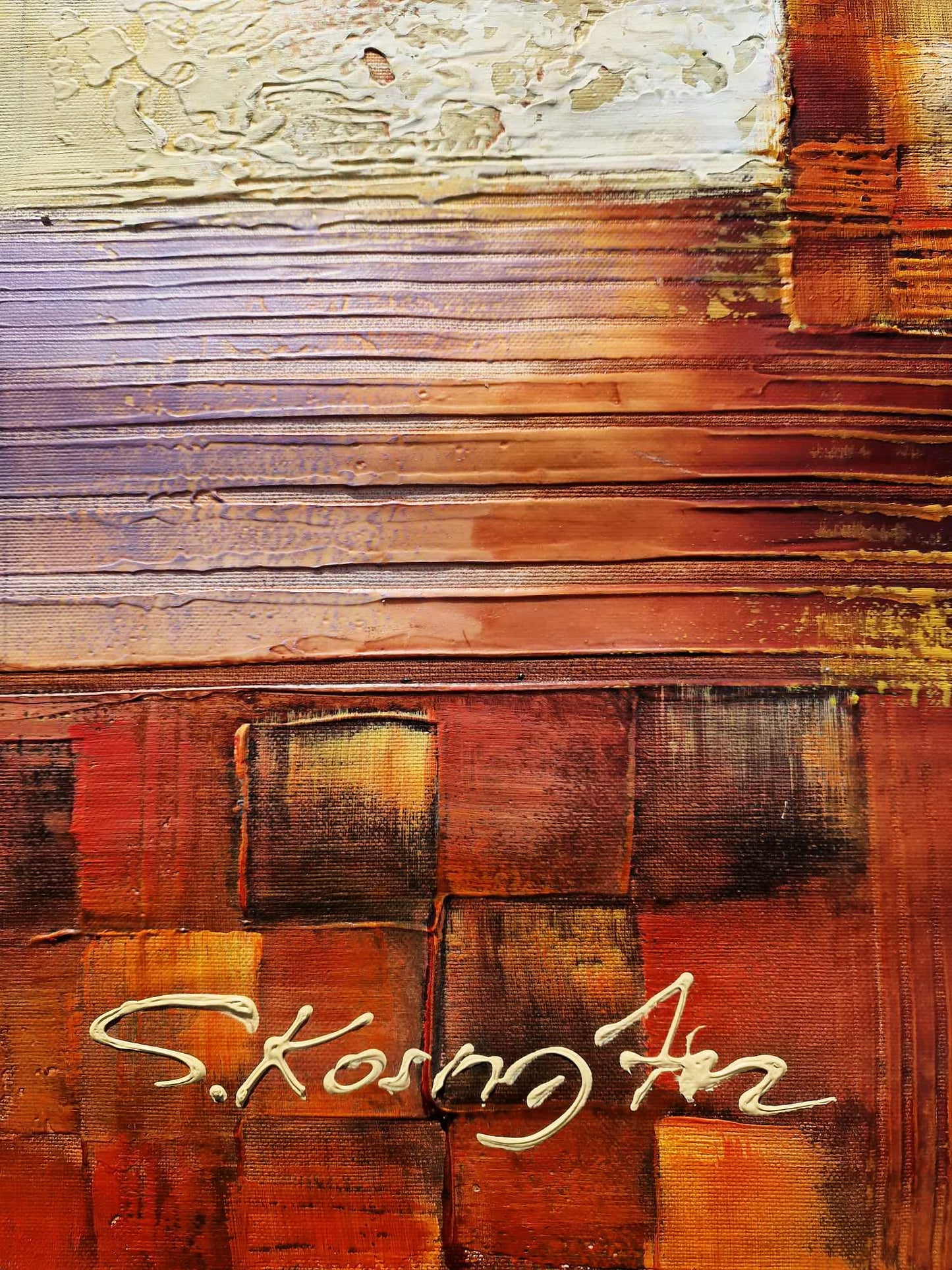 SHAUL KOSMAN - Spring Symphony (UNIQUE - acrylic/oil painting) (Unframed)