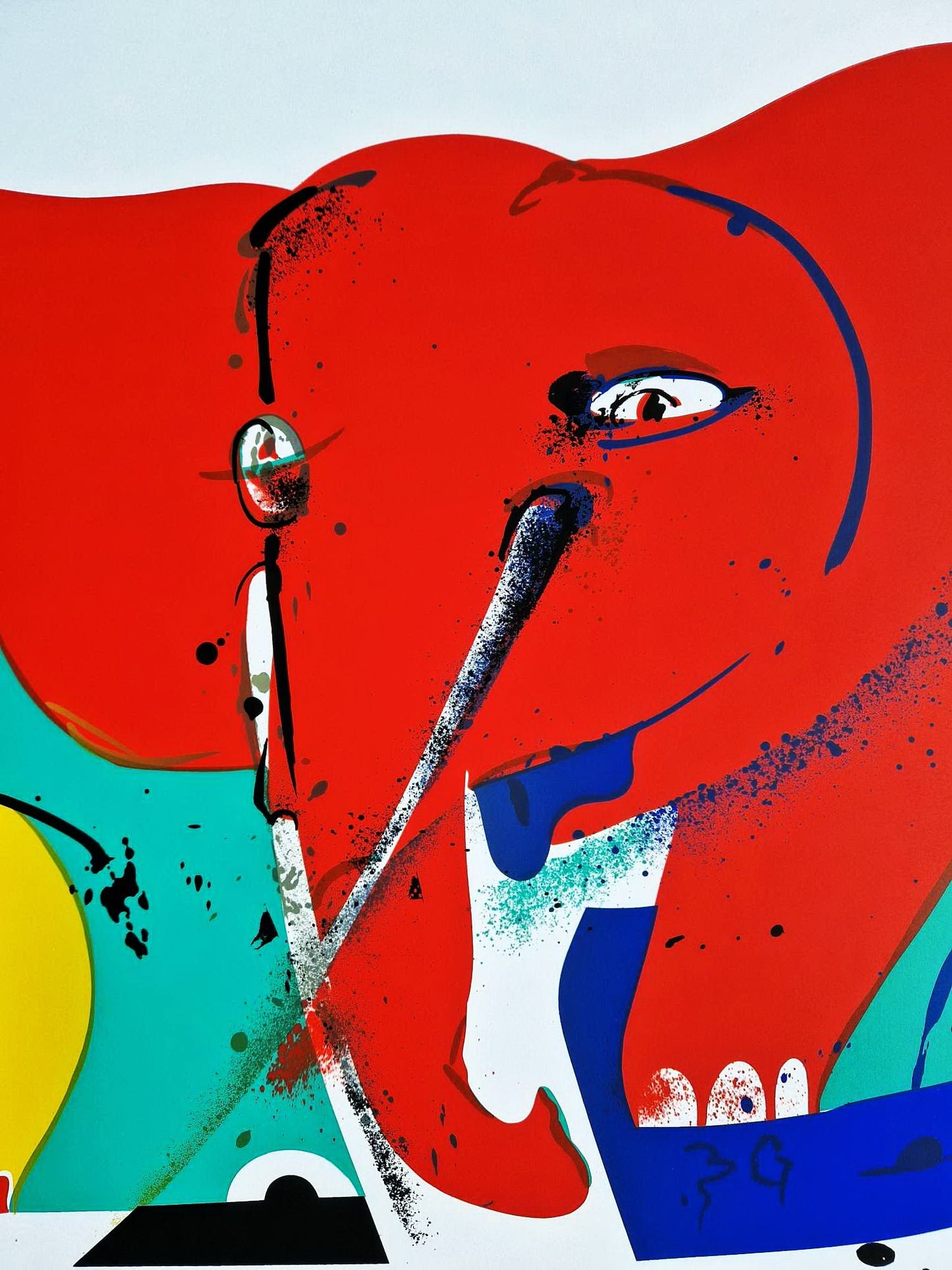 ALFRED GOCKEL - Elephant Joy (Unframed) Serigraph