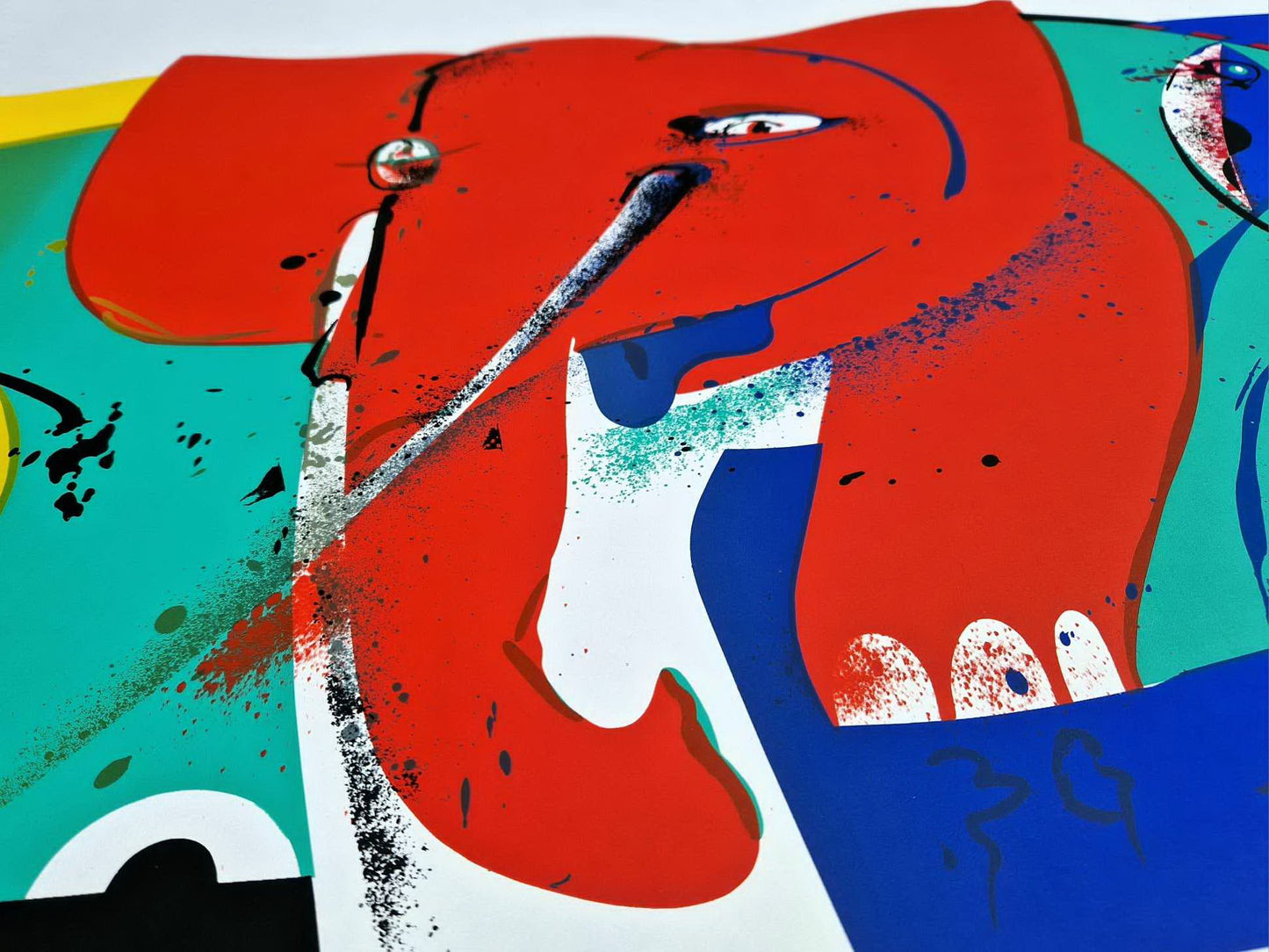ALFRED GOCKEL - Elephant Joy (Unframed) Serigraph