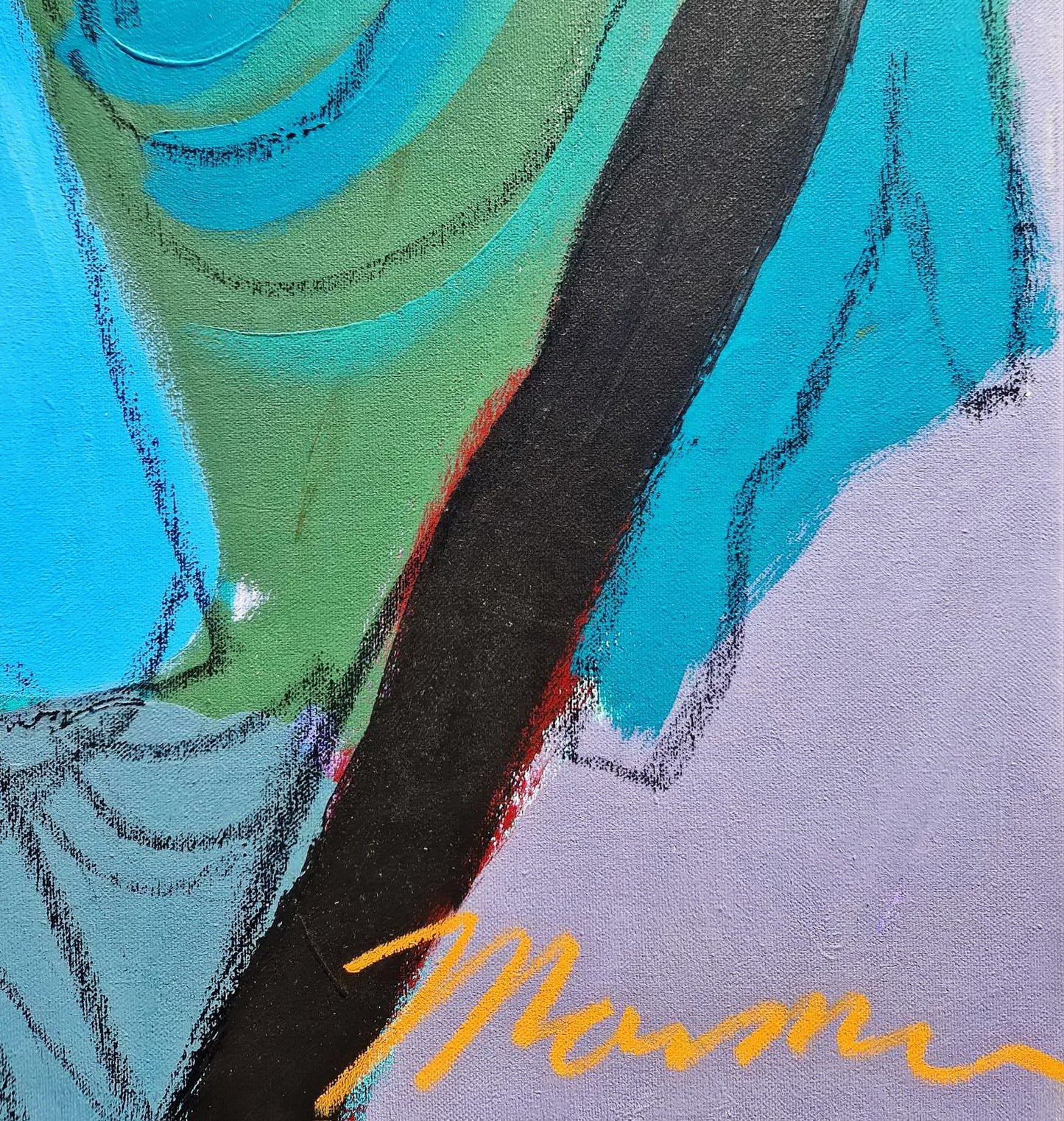 ISAAC MAIMON - Čas na čaj 1 (JEDINEČNÁ - akrylová/olejová maľba) (Certifikát)