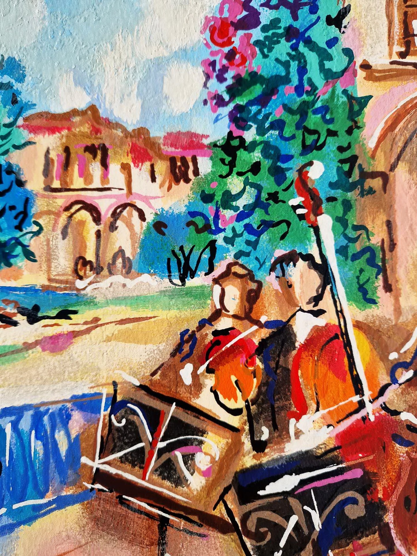 MICHAEL ROZENVAIN - Orchestral Balcony (Unframed) Serigraph