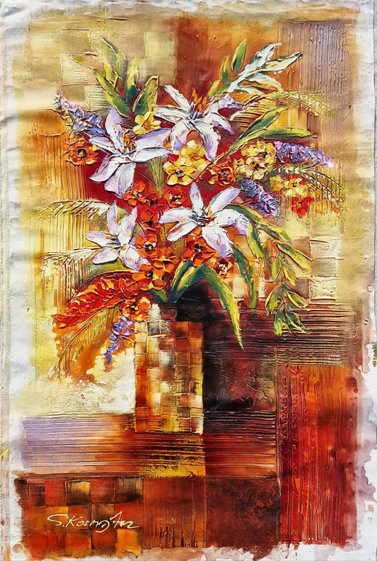 SHAUL KOSMAN - Spring Symphony (UNIQUE - acrylic/oil painting) (Unframed)