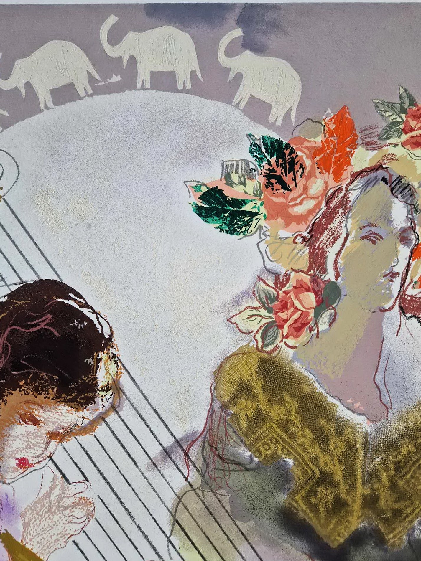 BATIA MAGAL - Musical Interlude (DISCOUNT!) (Unframed) Lithograph