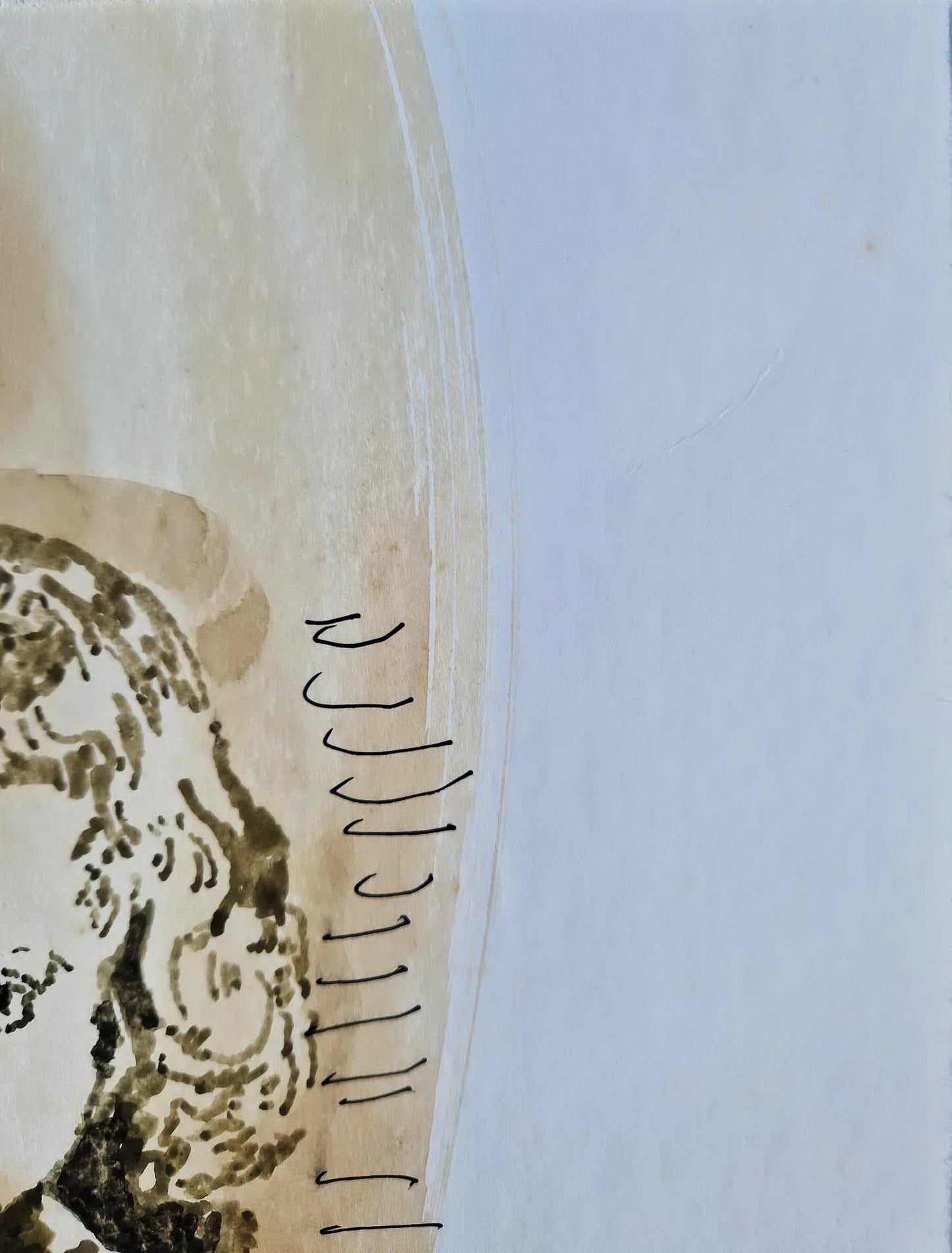 MICHAEL EISEMANN - Damenbildnis (Unframed) (UNIQUE - Watercolor)