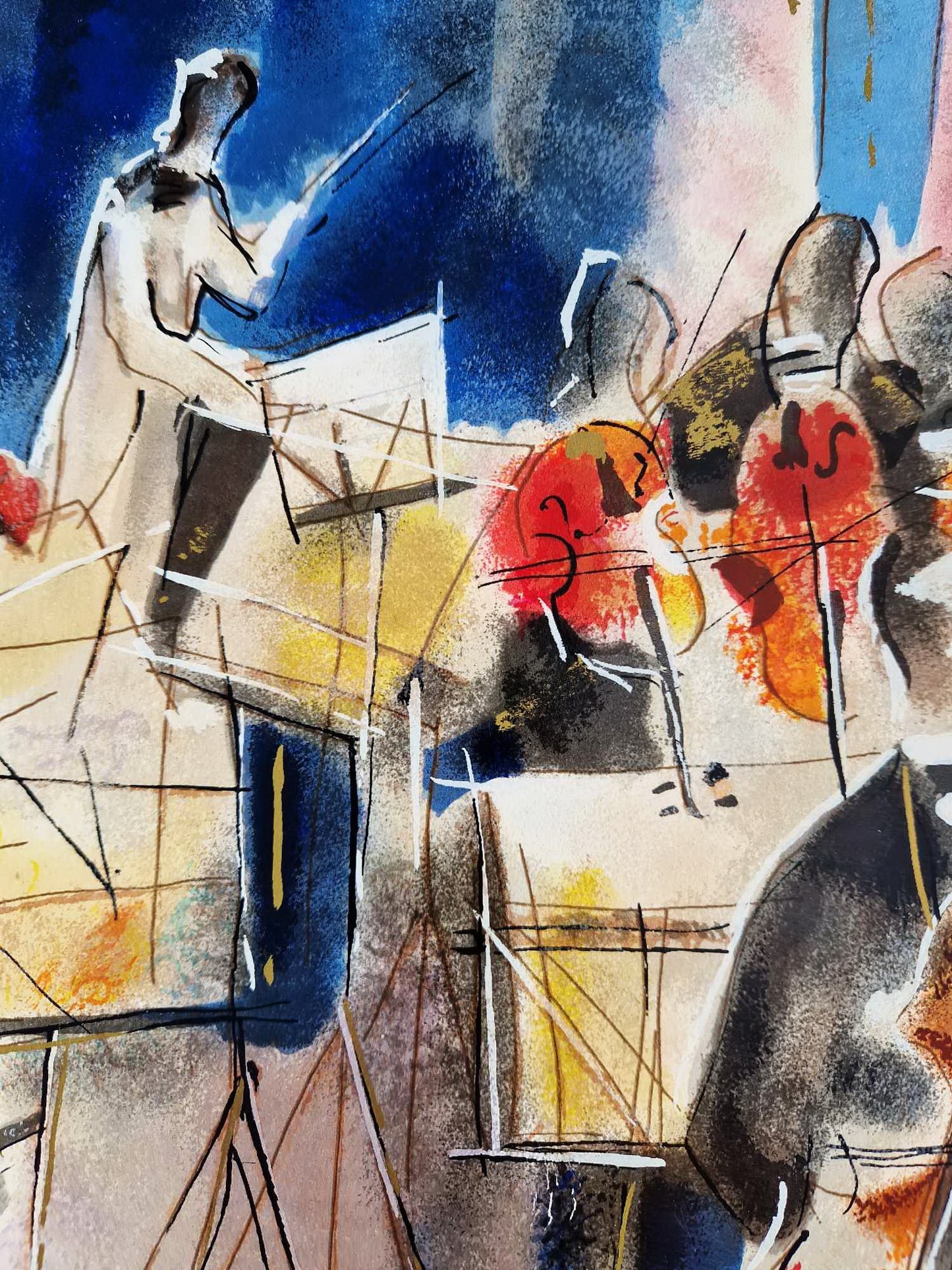 MICHAEL ROZENVAIN - The symphony (Unframed) Serigraph