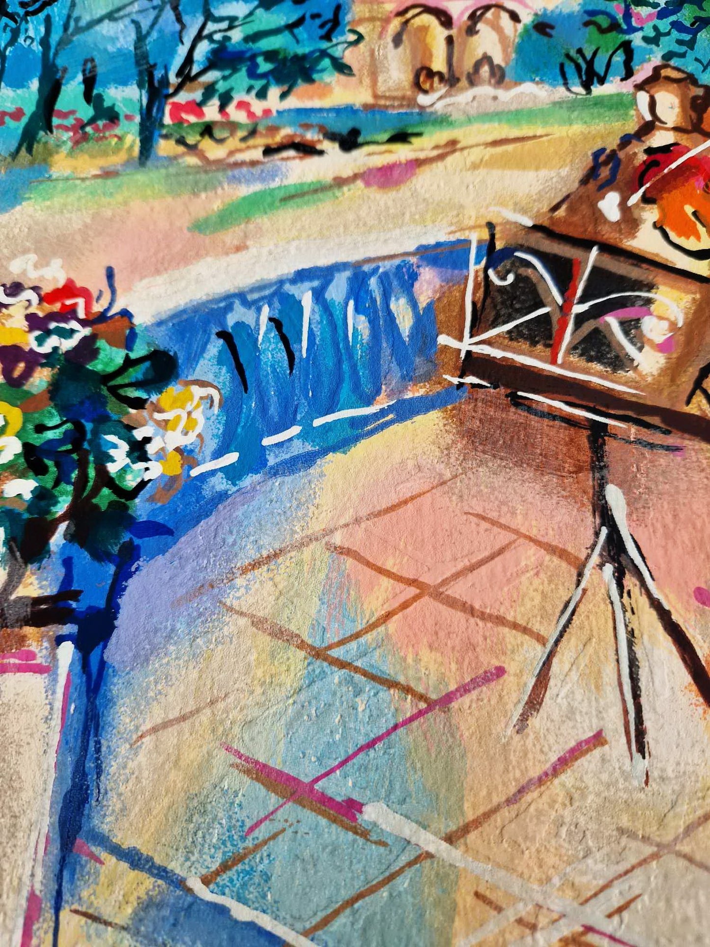 MICHAEL ROZENVAIN - Orchestral Balcony (Unframed) Serigraph