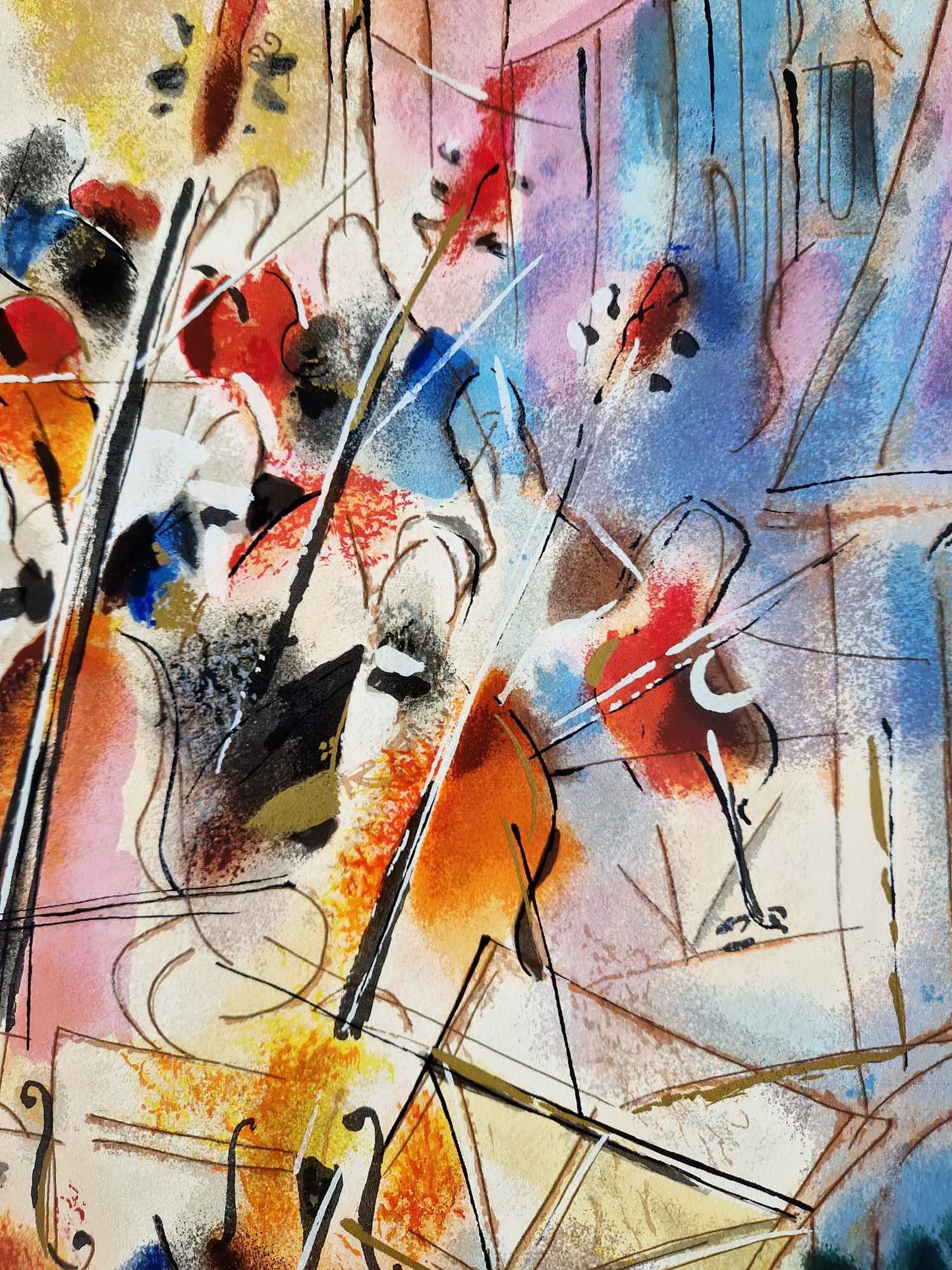 MICHAEL ROZENVAIN - The symphony (Unframed) Serigraph