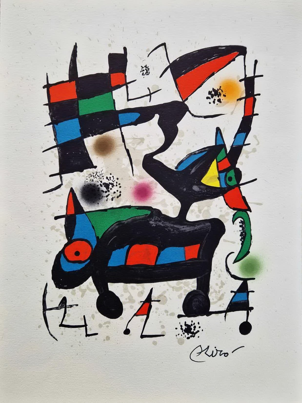 JOAN MIRO - Oda a Joan Miró (1973) (Unframed) Lithograph