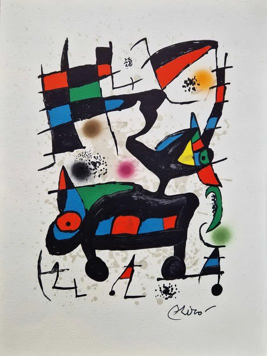 JOAN MIRO - Oda a Joan Miró (1973) (Unframed) Lithograph