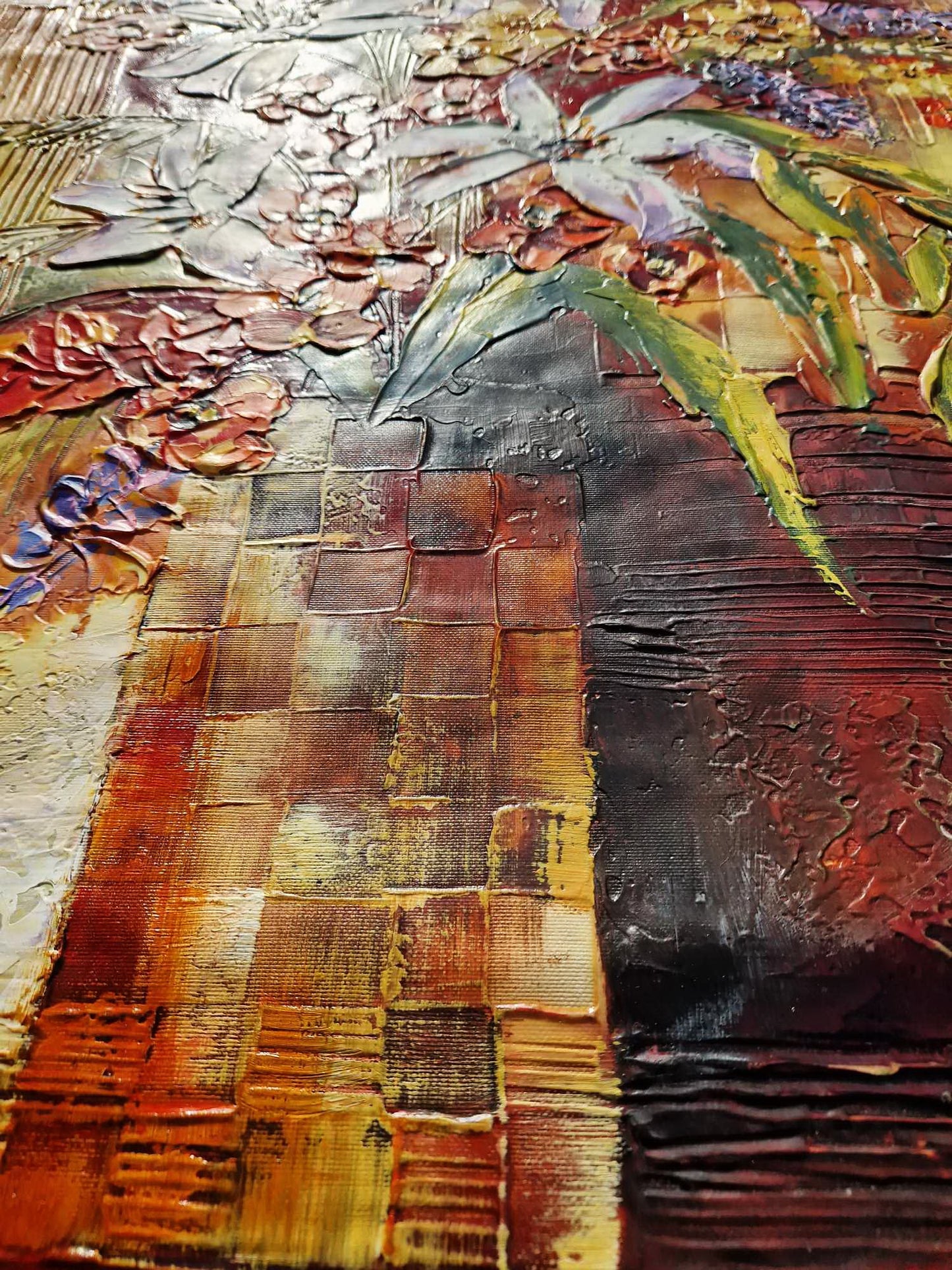 SHAUL KOSMAN - Spring Symphony (UNIQUE - acrylic/oil painting) (Unframed)