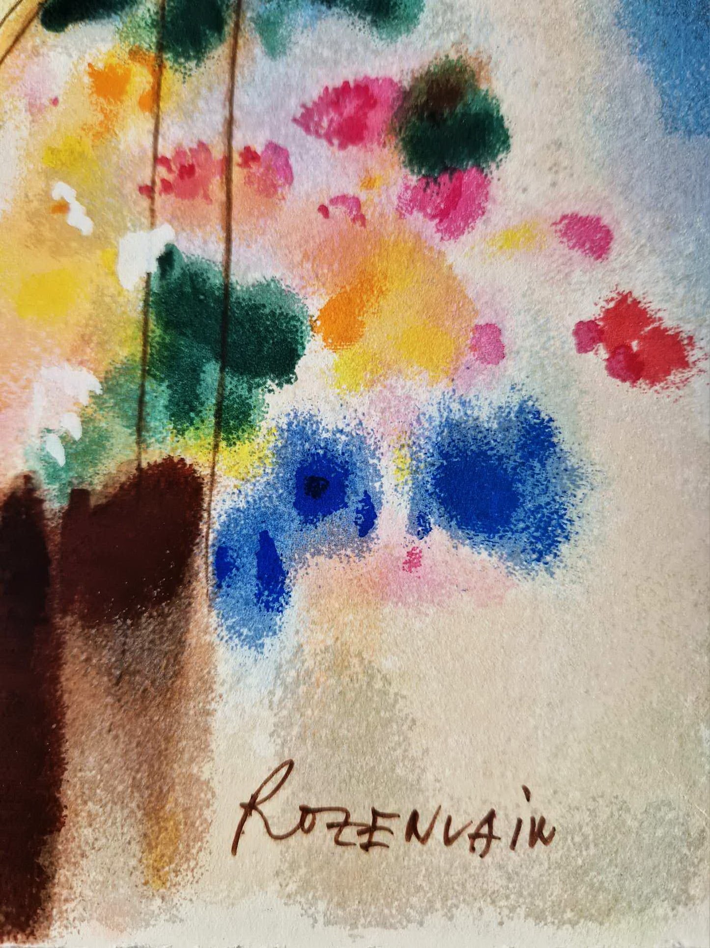 MICHAEL ROZENVAIN - The symphony (Unframed) Serigraph