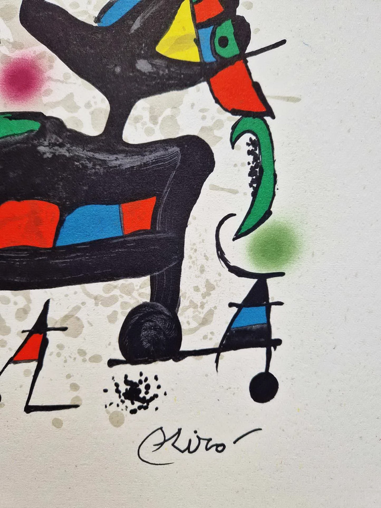 JOAN MIRO - Oda a Joan Miró (1973) (Unframed) Lithograph