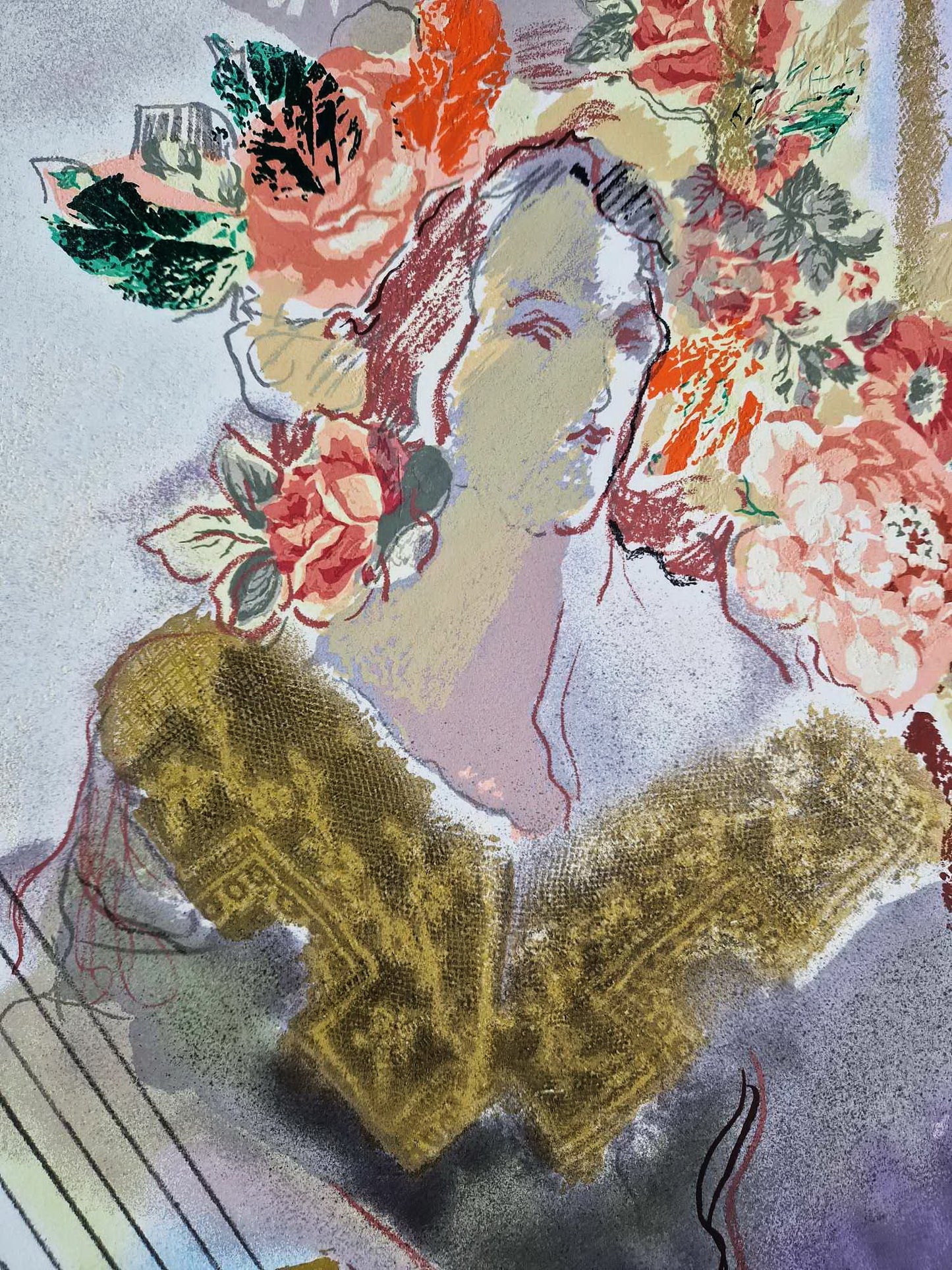 BATIA MAGAL - Musical Interlude (DISCOUNT!) (Unframed) Lithograph