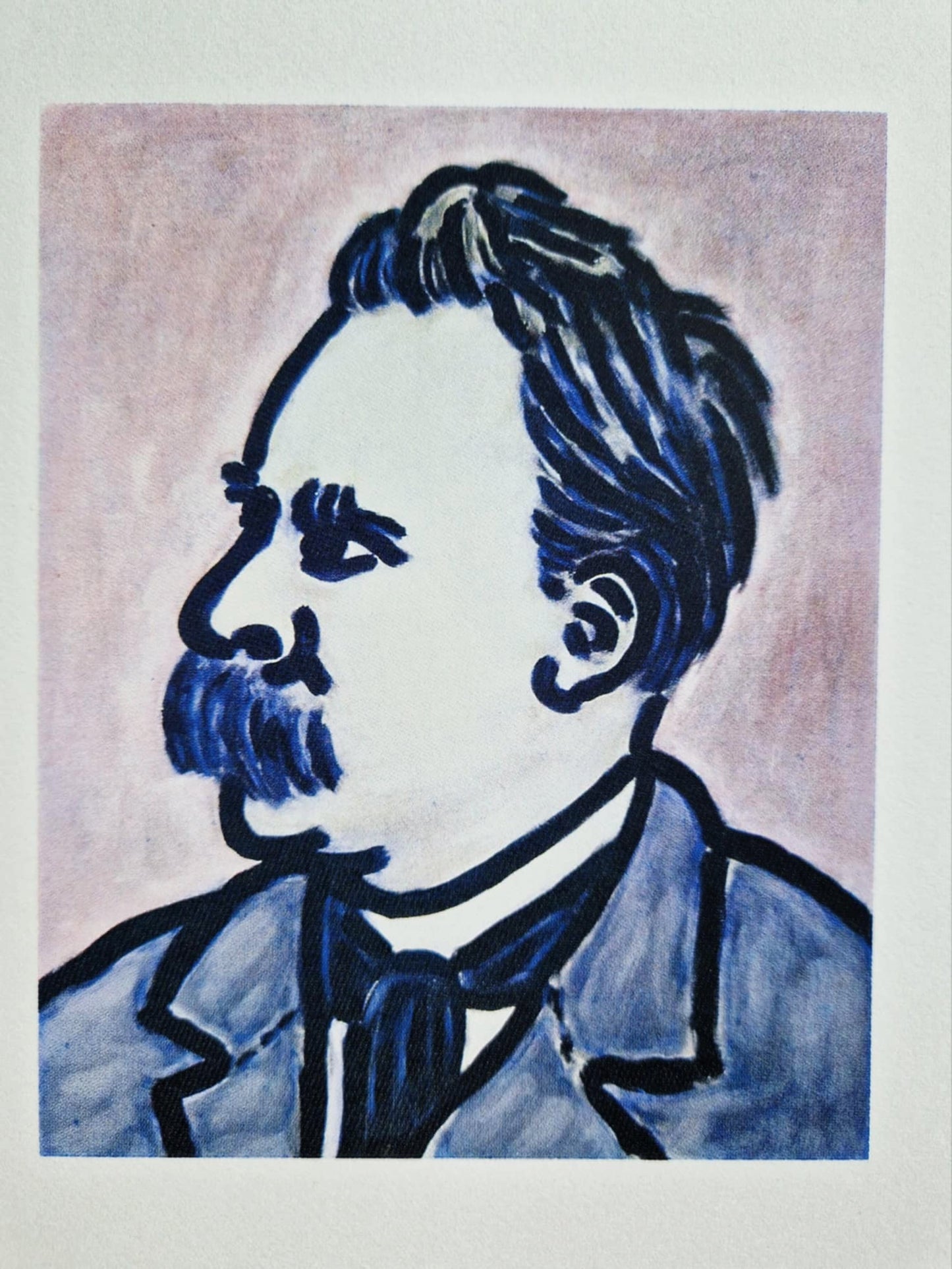 C.O. Paeffgen (C.O.P) - "Mond über Nietzsche" (Moon over Nietzsche) (Unframed), Serigraph