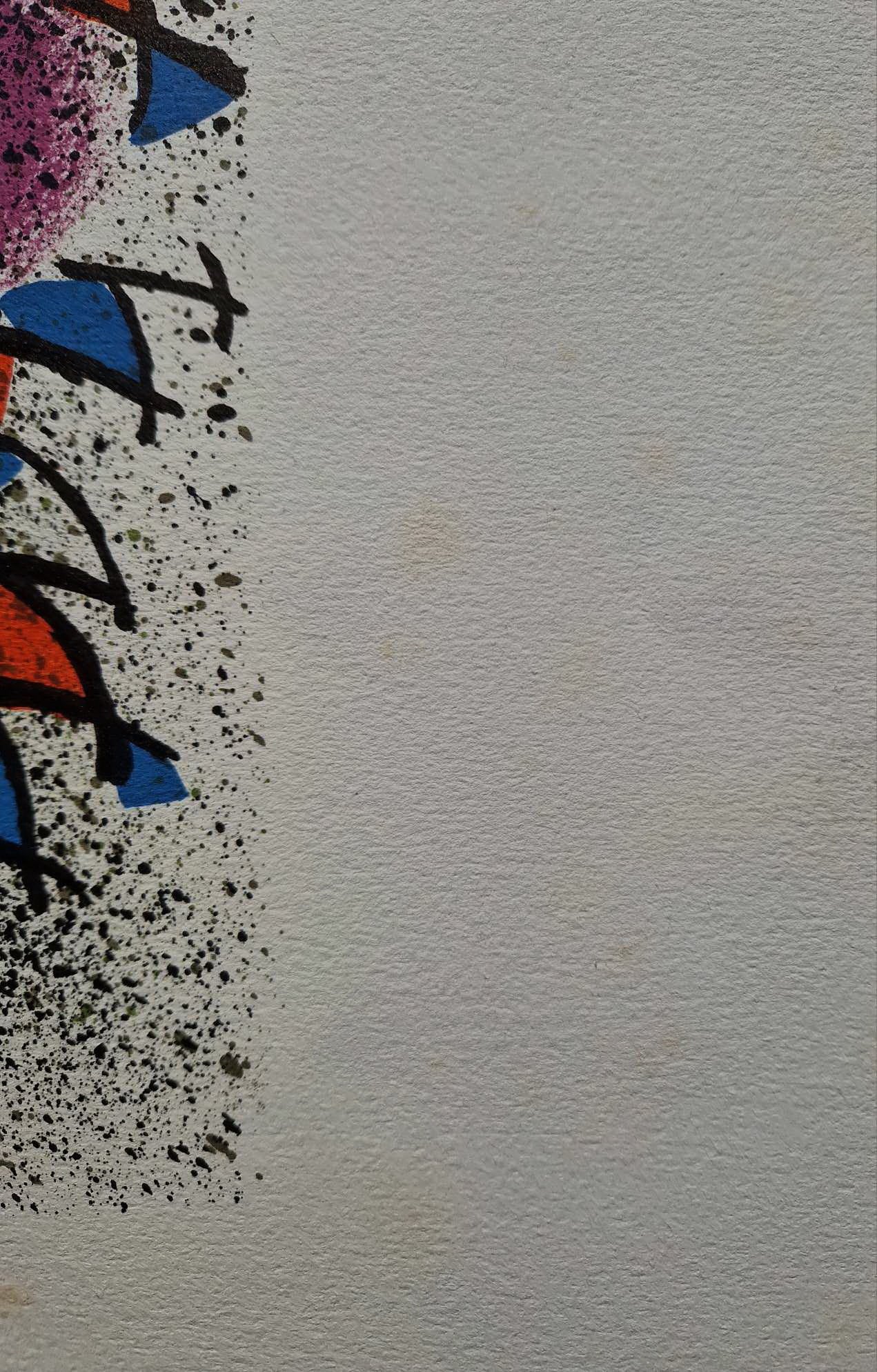 JOAN MIRO - Socha I (ZĽAVA!) (Bez rámu) Litografia