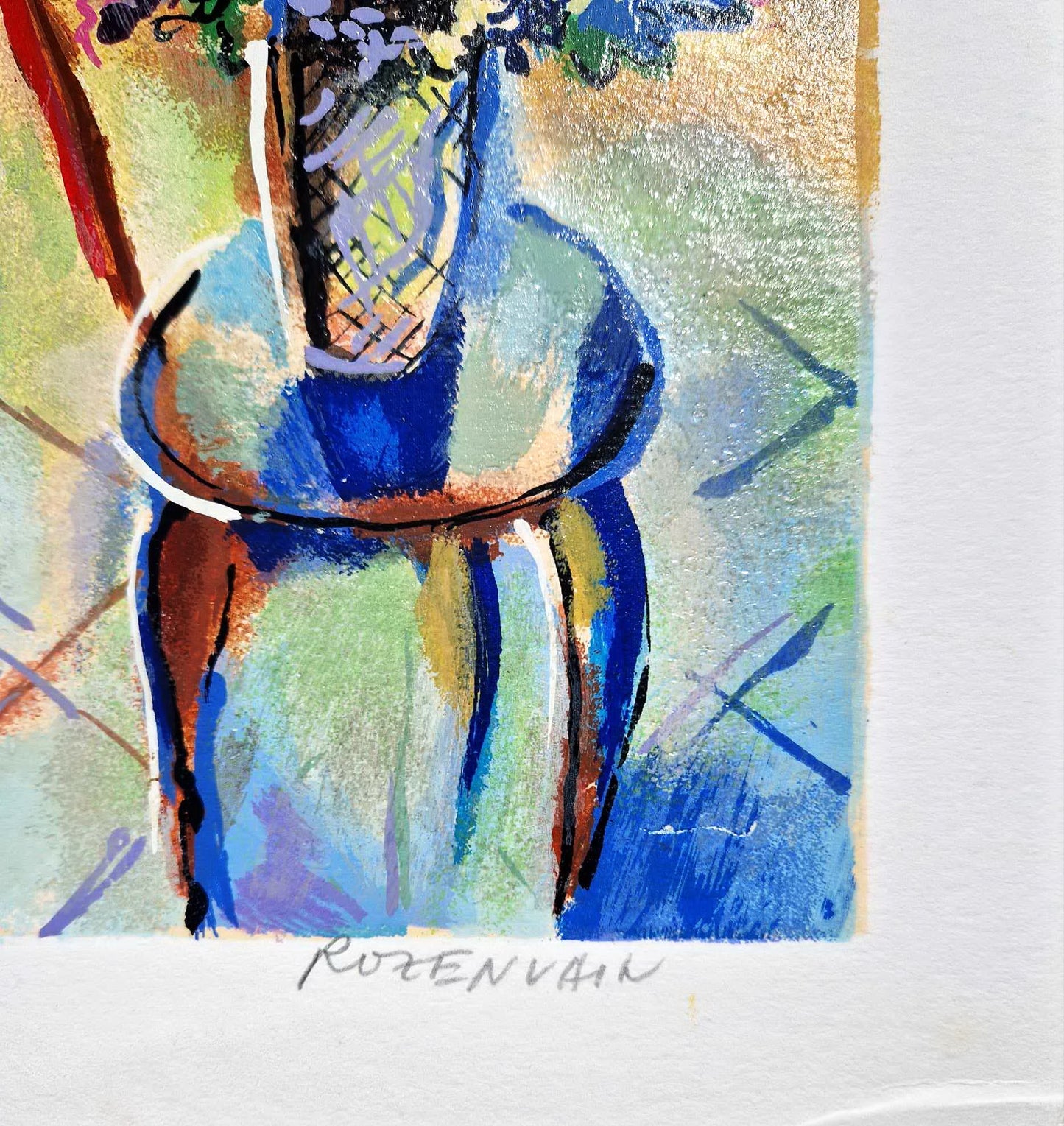 MICHAEL ROZENVAIN - Serene Studio (Unframed) Serigraph