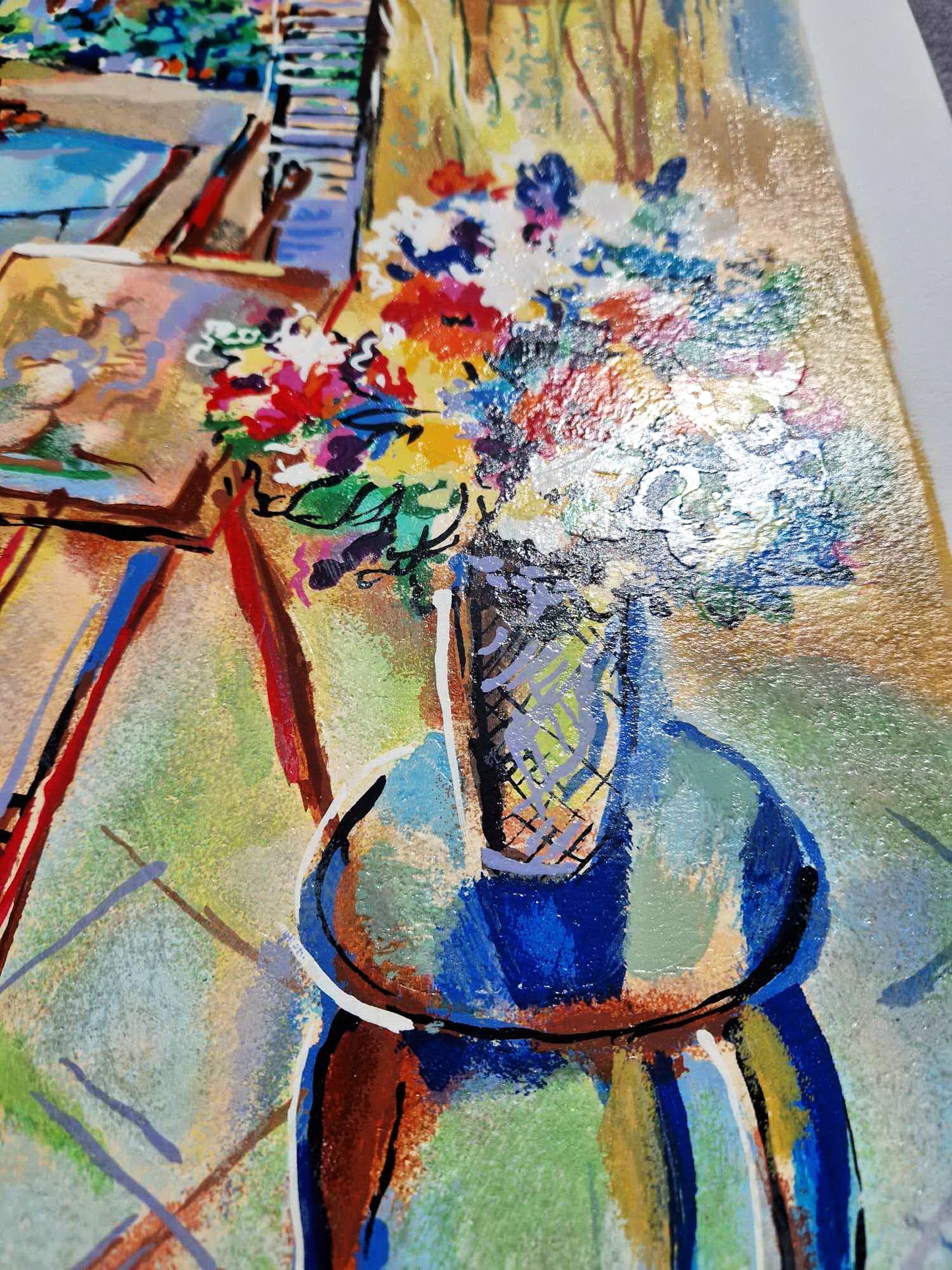 MICHAEL ROZENVAIN - Serene Studio (Unframed) Serigraph