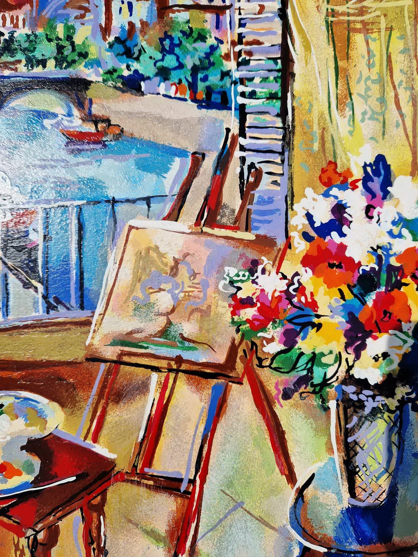 MICHAEL ROZENVAIN - Serene Studio (Unframed) Serigraph