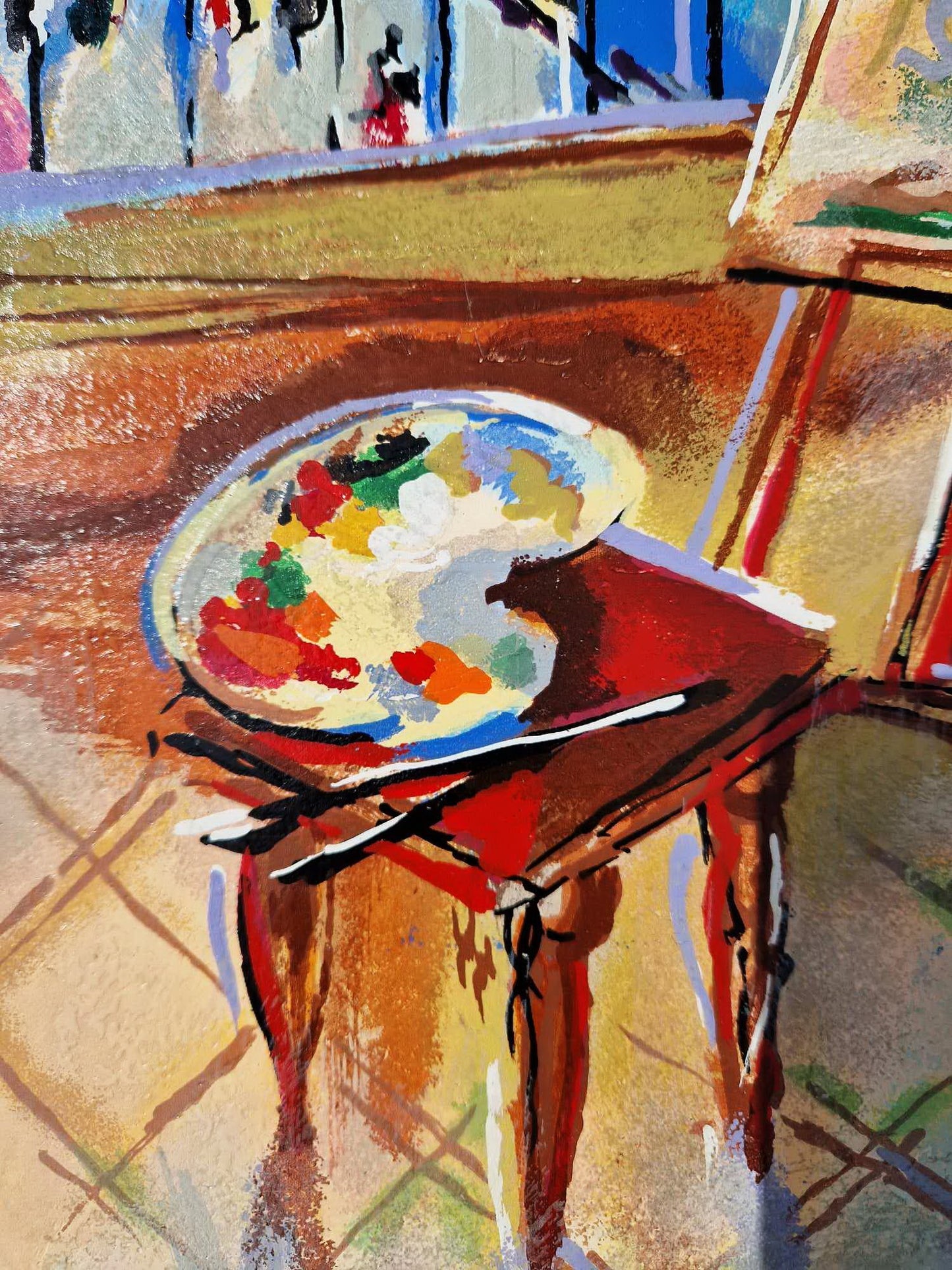 MICHAEL ROZENVAIN - Serene Studio (Unframed) Serigraph