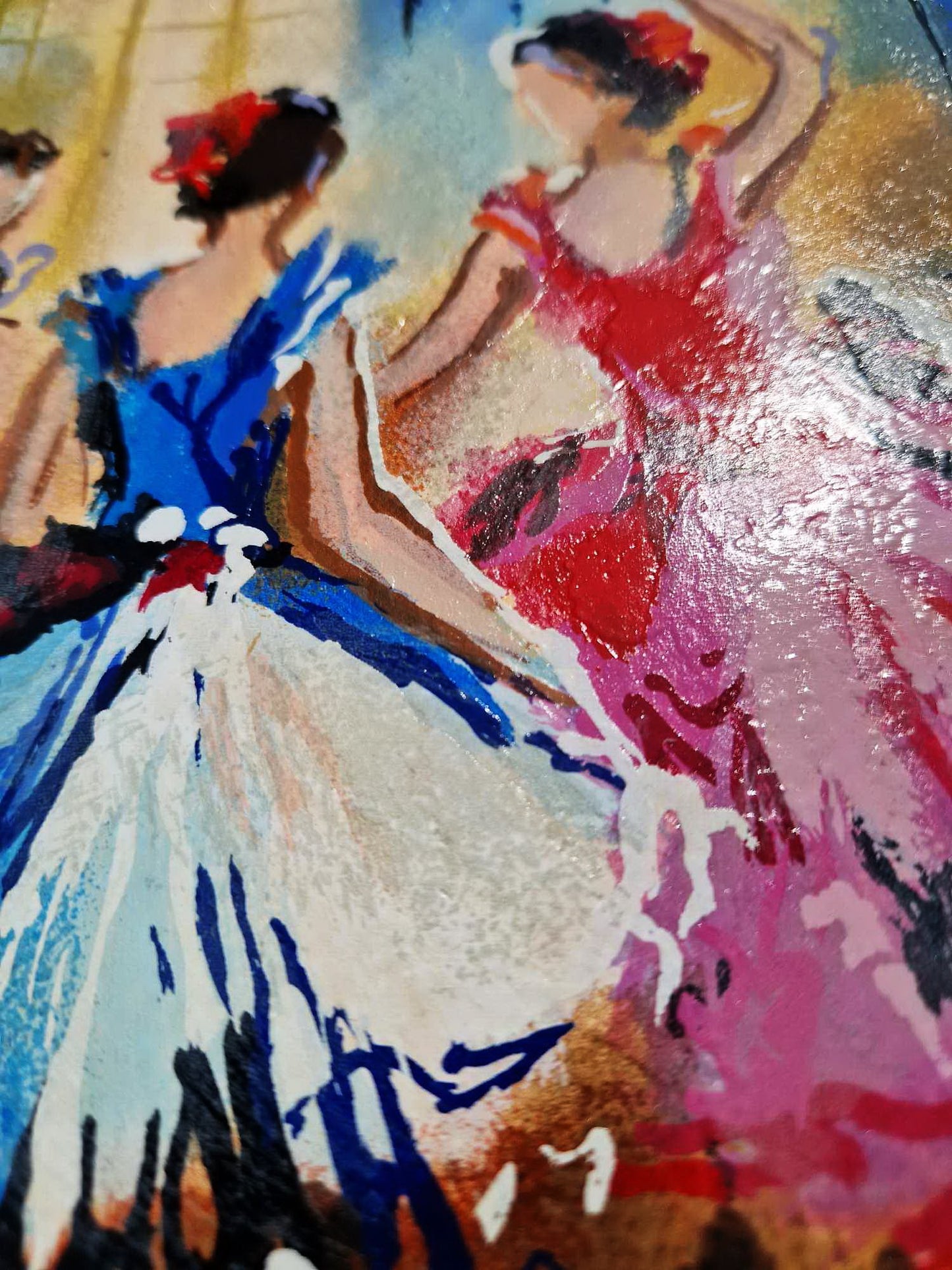 MICHAEL ROZENVAIN - Ballet Studio (Unframed) Serigraph