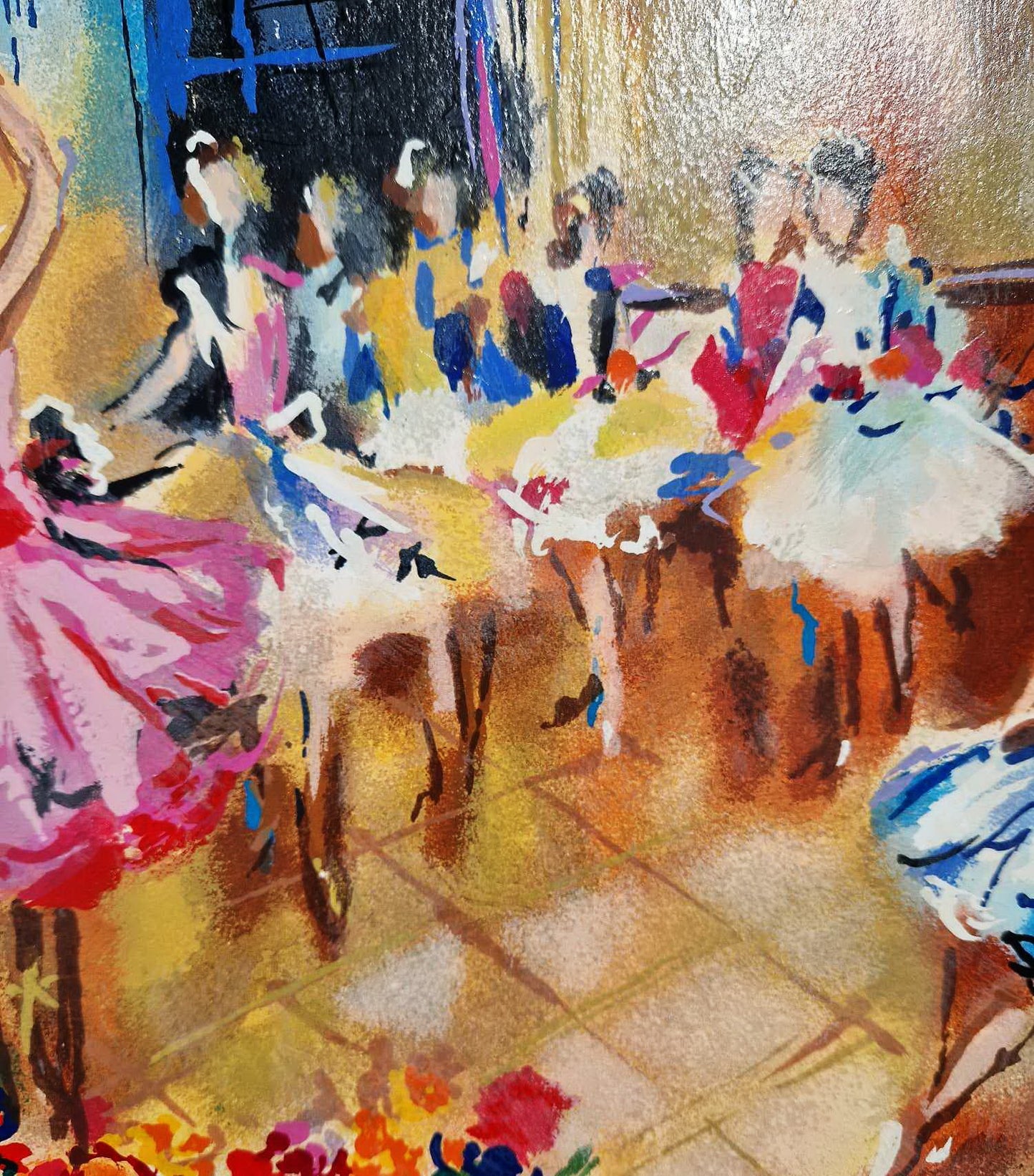 MICHAEL ROZENVAIN - Ballet Studio (Unframed) Serigraph