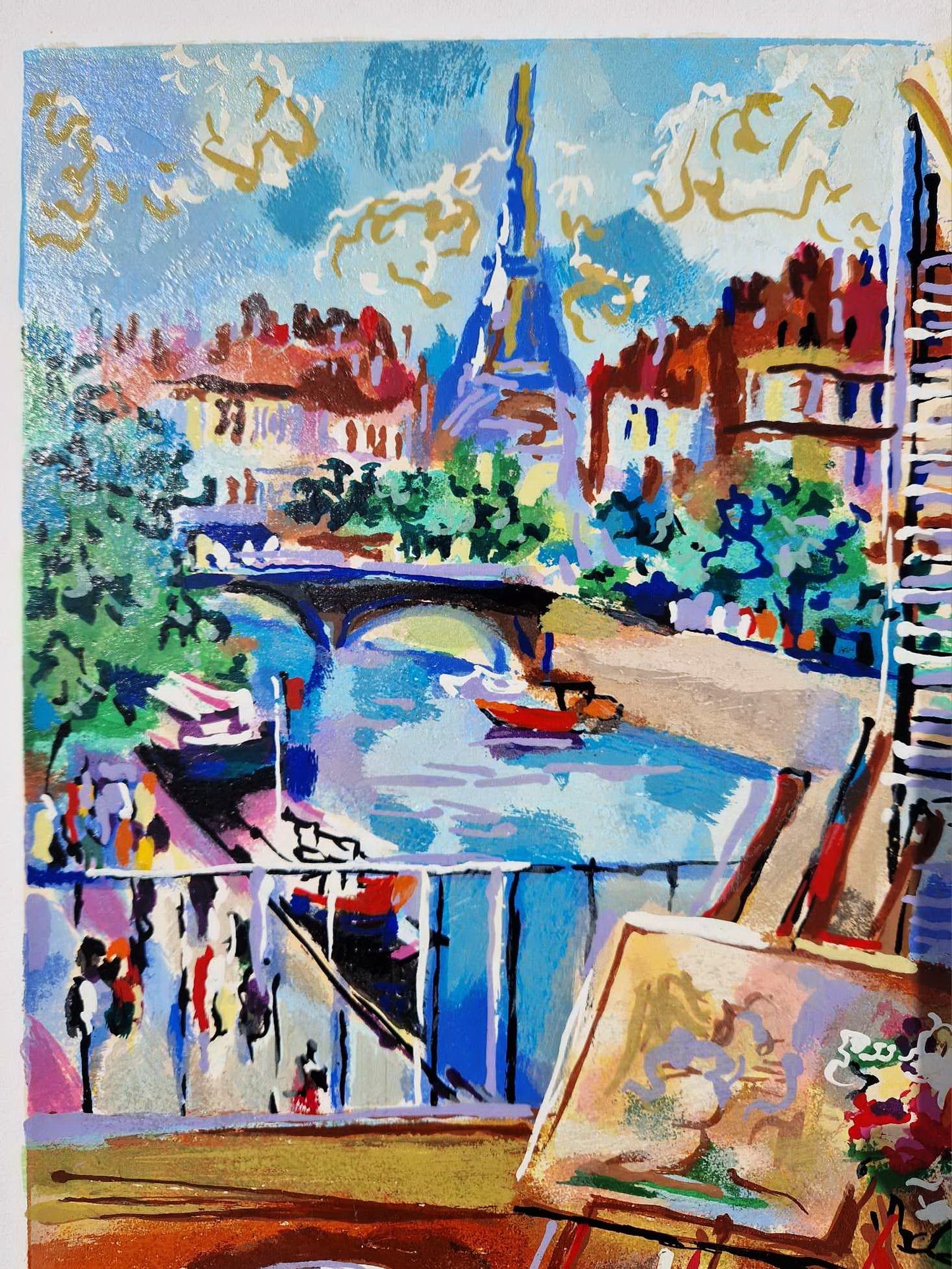 MICHAEL ROZENVAIN - Serene Studio (Unframed) Serigraph