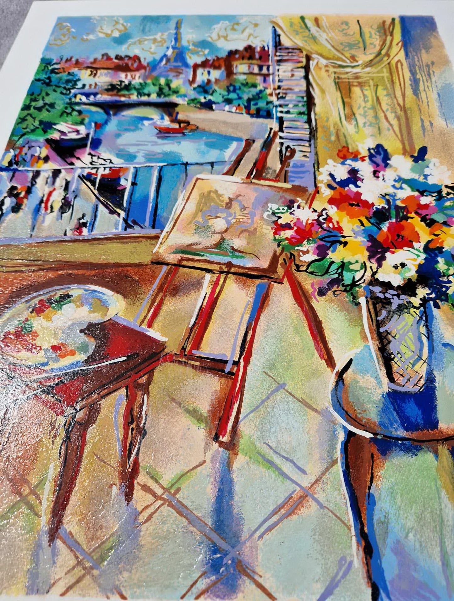 MICHAEL ROZENVAIN - Serene Studio (Unframed) Serigraph