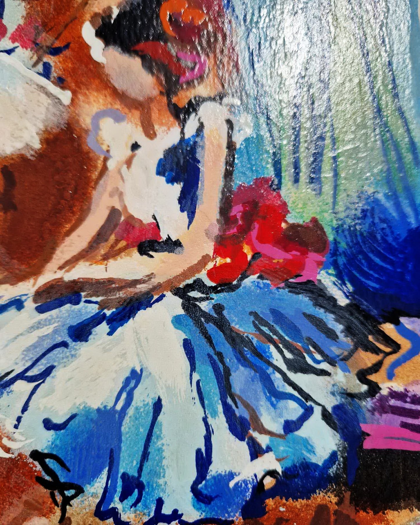 MICHAEL ROZENVAIN - Ballet Studio (Unframed) Serigraph