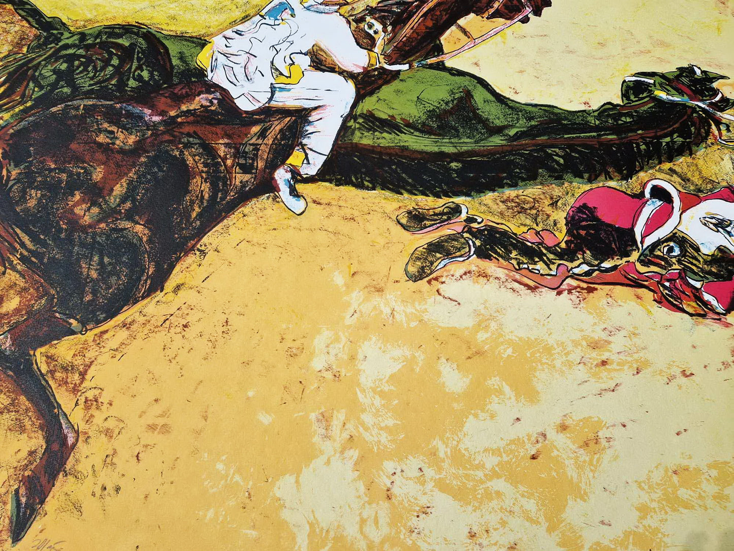 NORBERT TADEUSZ – Curva St. Marino (certifikát) (nerámované), litografia