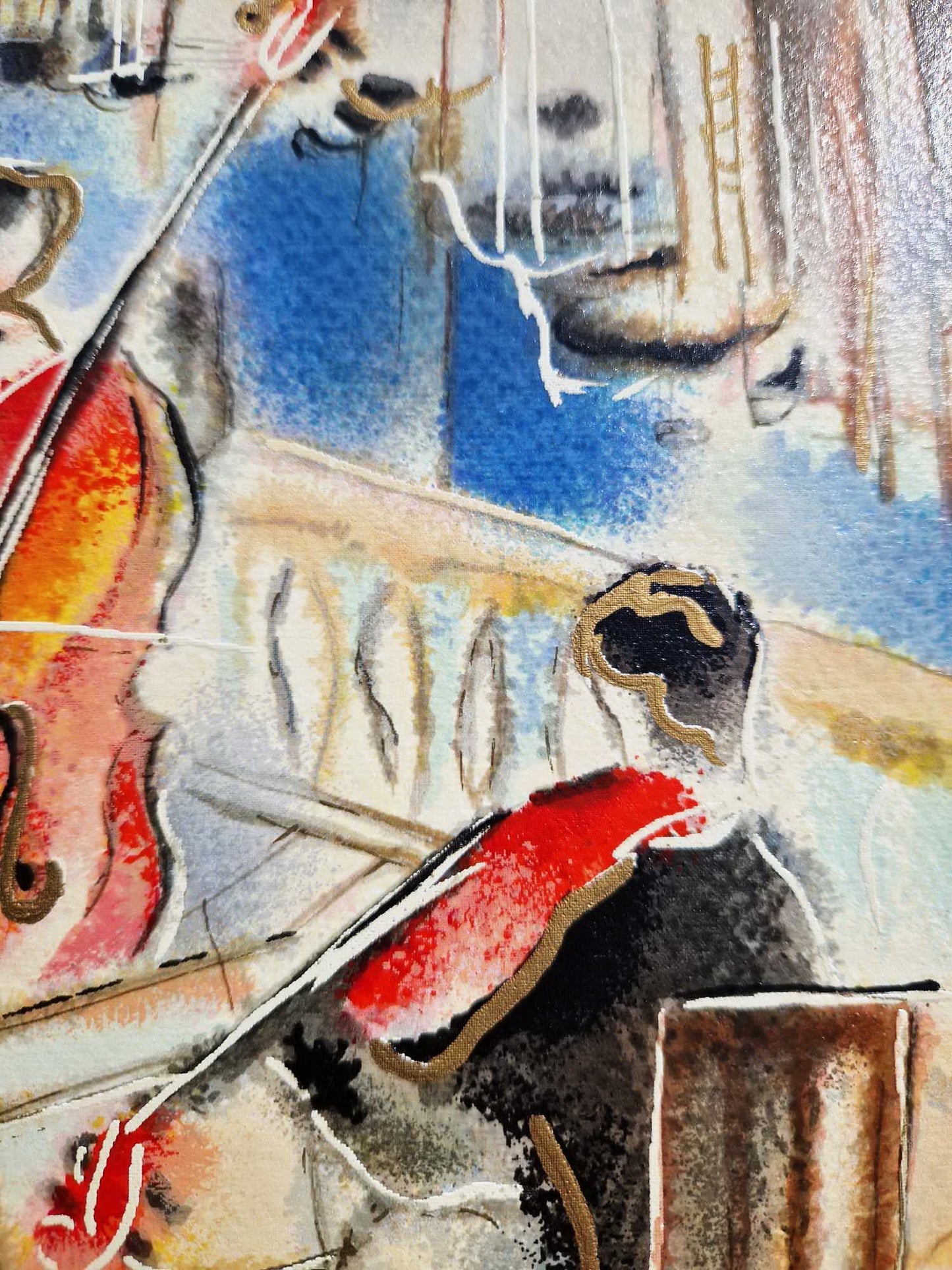 MICHAEL ROZENVAIN - Summer Sonata (Unframed) Serigraph