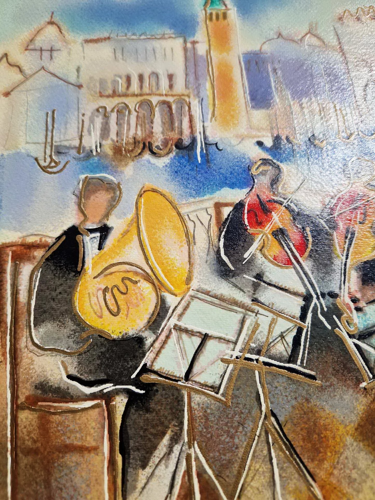 MICHAEL ROZENVAIN - Summer Sonata (Unframed) Serigraph